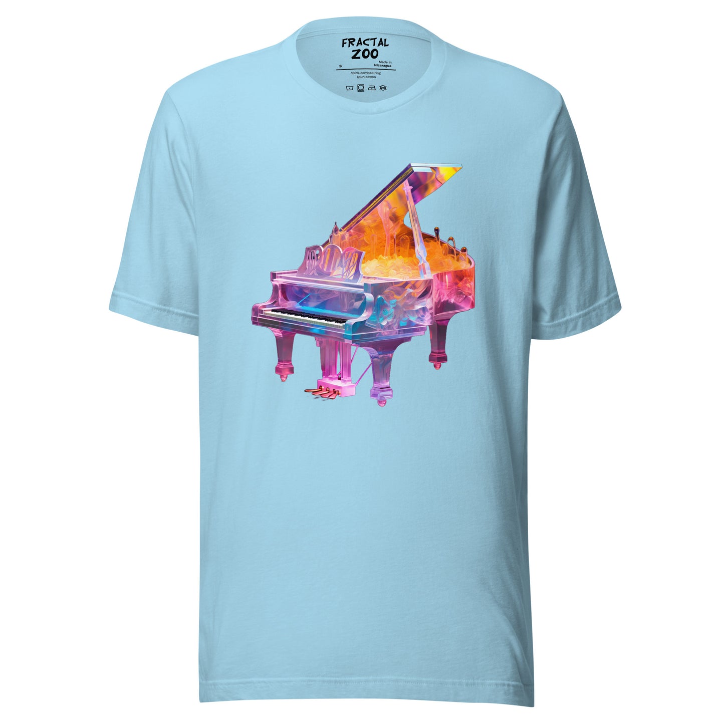 Majestic Harmonics Unisex t-shirt | Where Art and Musical Harmony Meet in Eco-Friendly Fashion