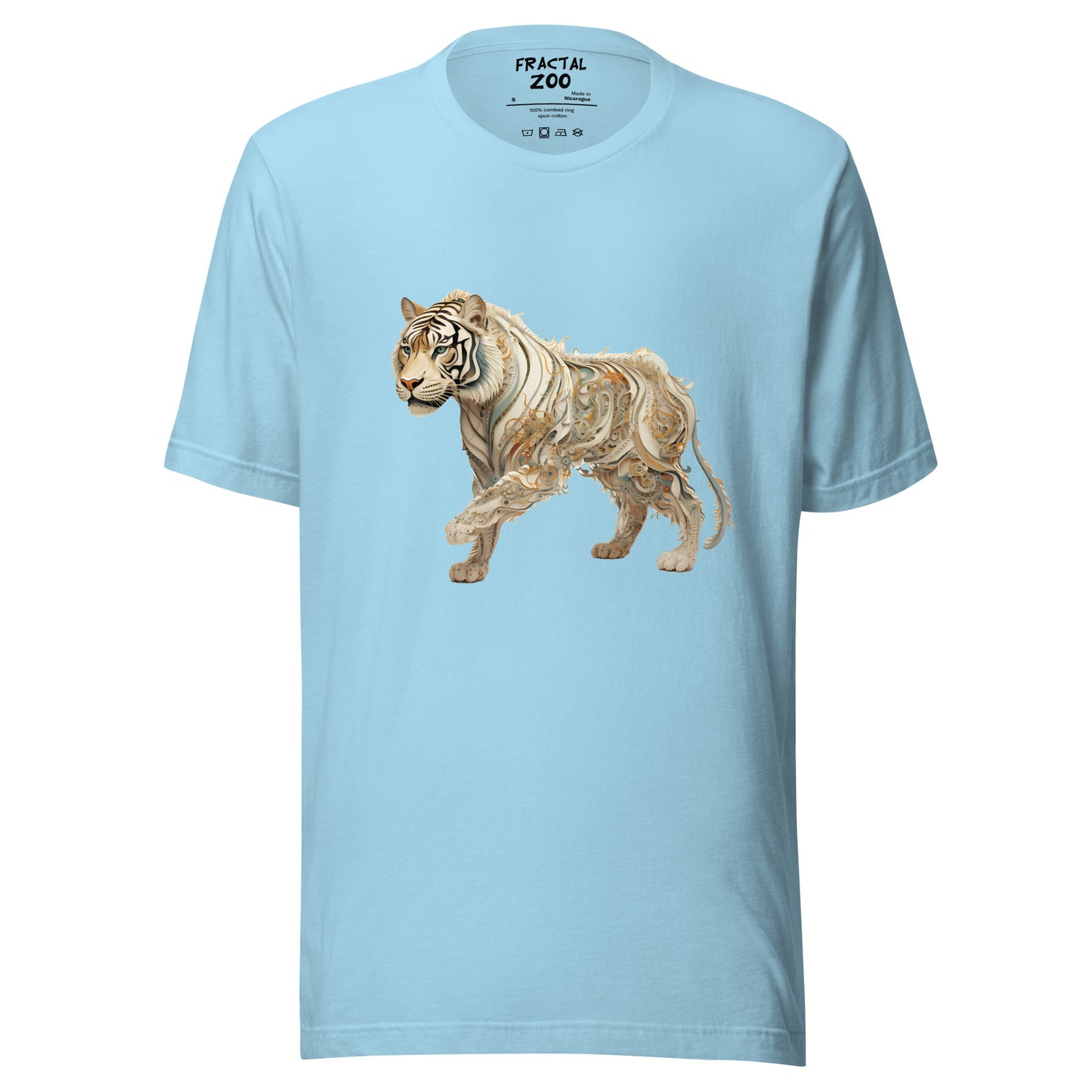 Tiger Techscape Tee | A Fusion of Elegance and Fierceness