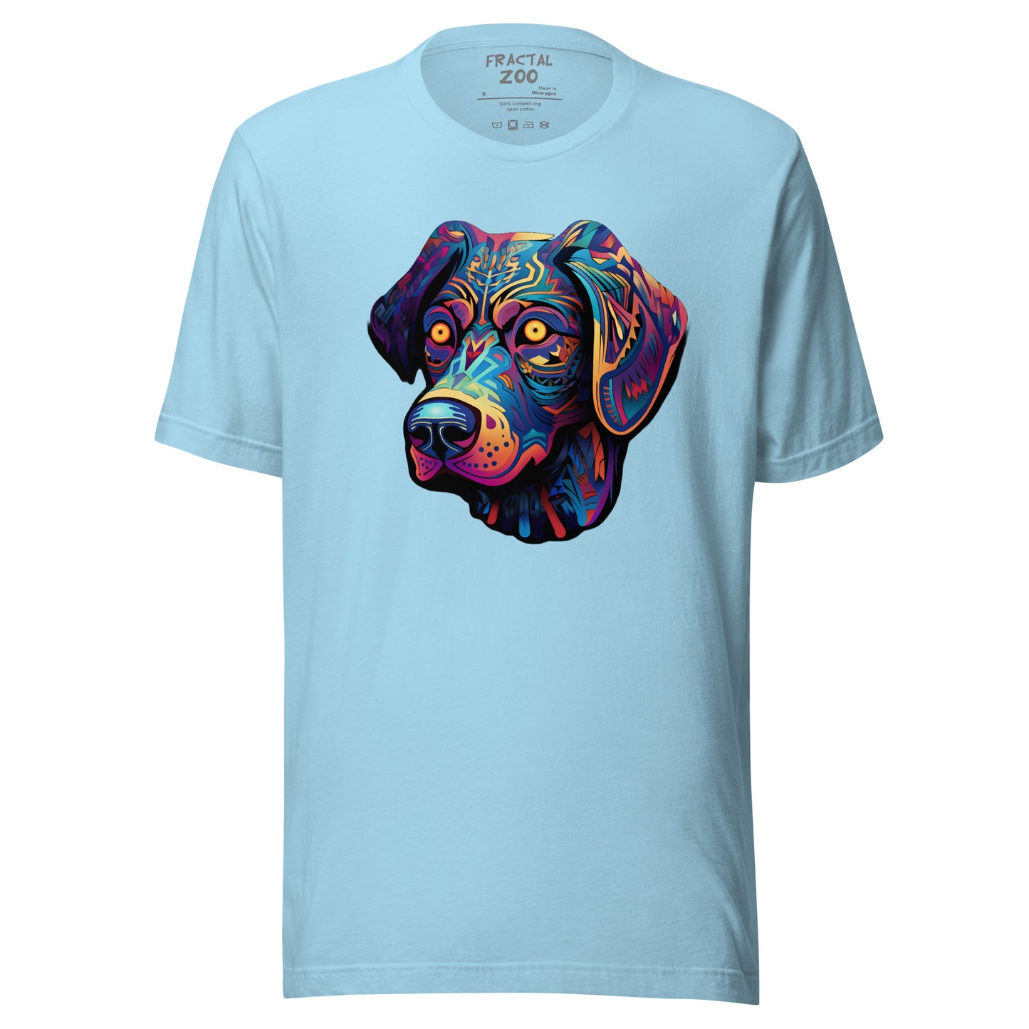 Psychedelic Pooch - Trippy Canine T-Shirt for Party Enthusiasts