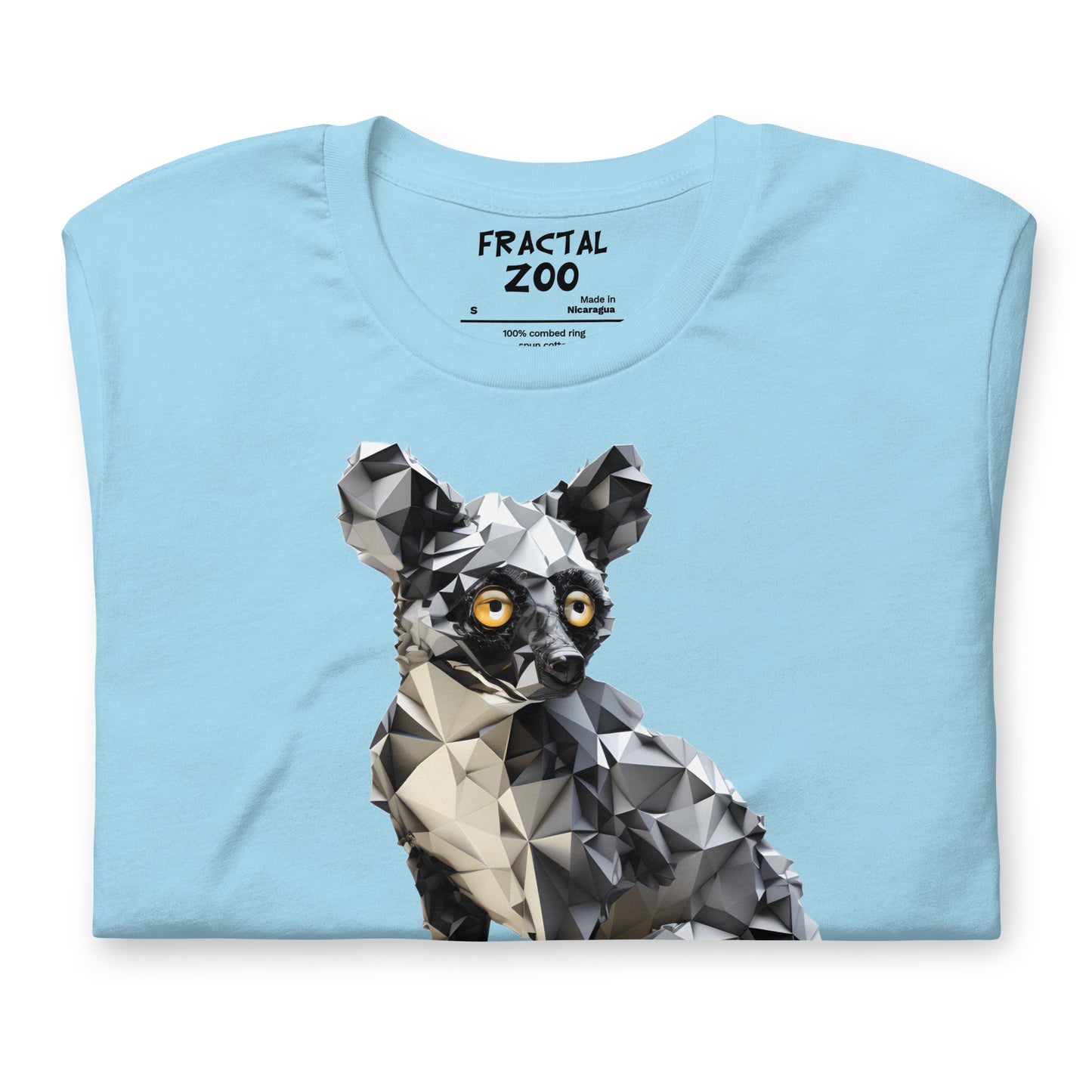 Make a Statement with Geometric Lemur T-Shirts | Eco-Friendly Fashion Choice