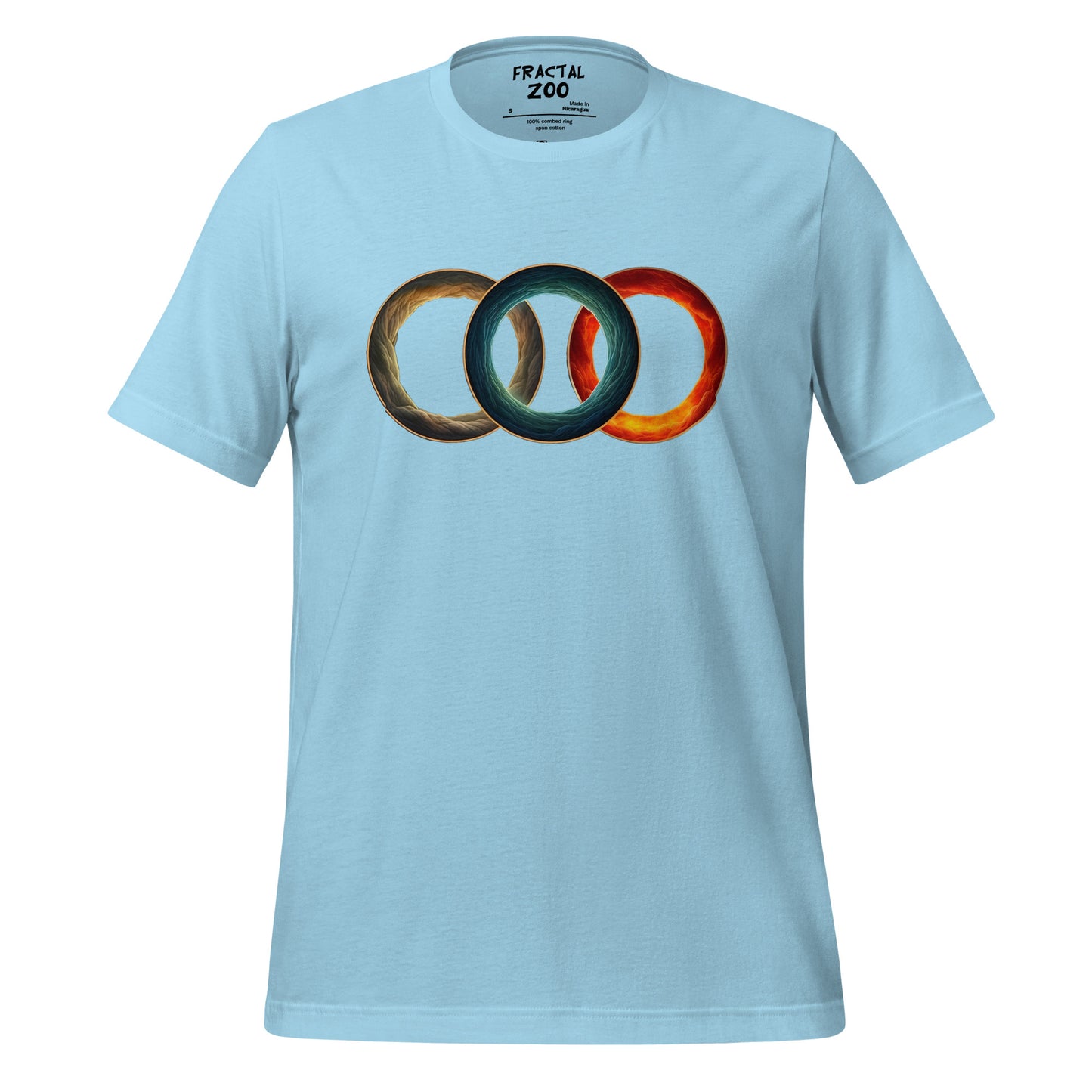 Elemental Rings T-Shirt | Make a Statement with Elemental Fusion