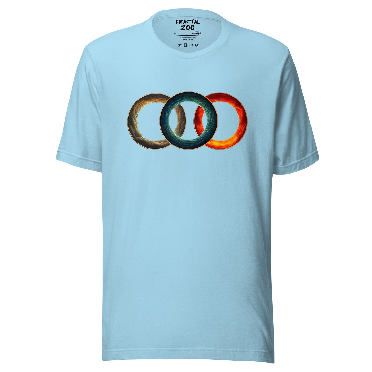 Elemental Rings T-Shirt | Make a Statement with Elemental Fusion