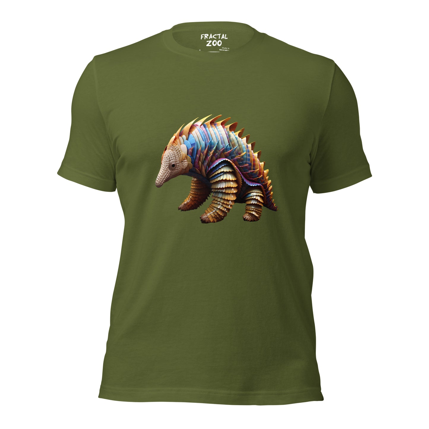 Unveil the Geometry of Nature in 'Armored Elegance' T-Shirt | Your Unique Festival Statement