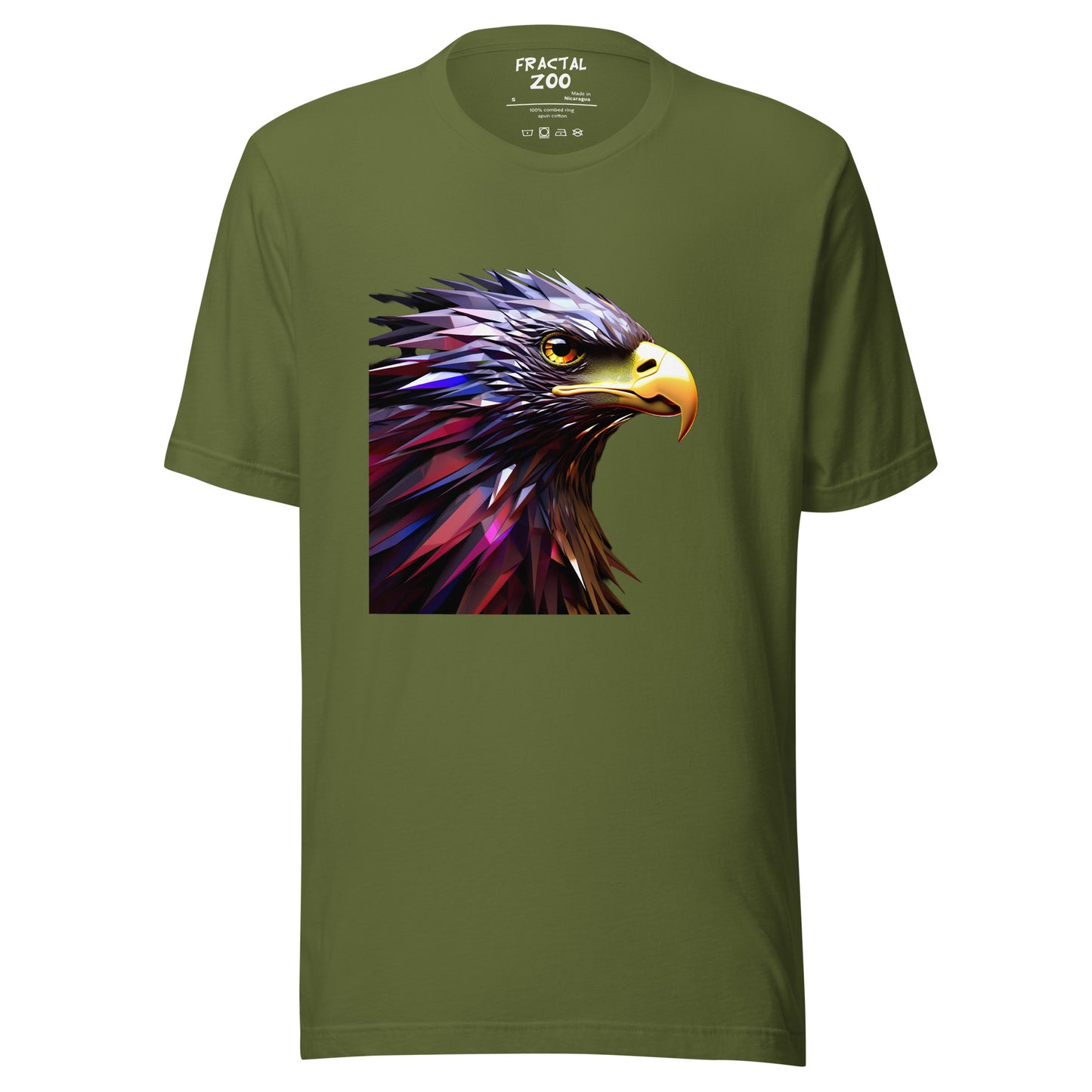 Geometric Fractal Eagle Unisex t-shirt | Art and Wildlife Lovers | Gift for Him