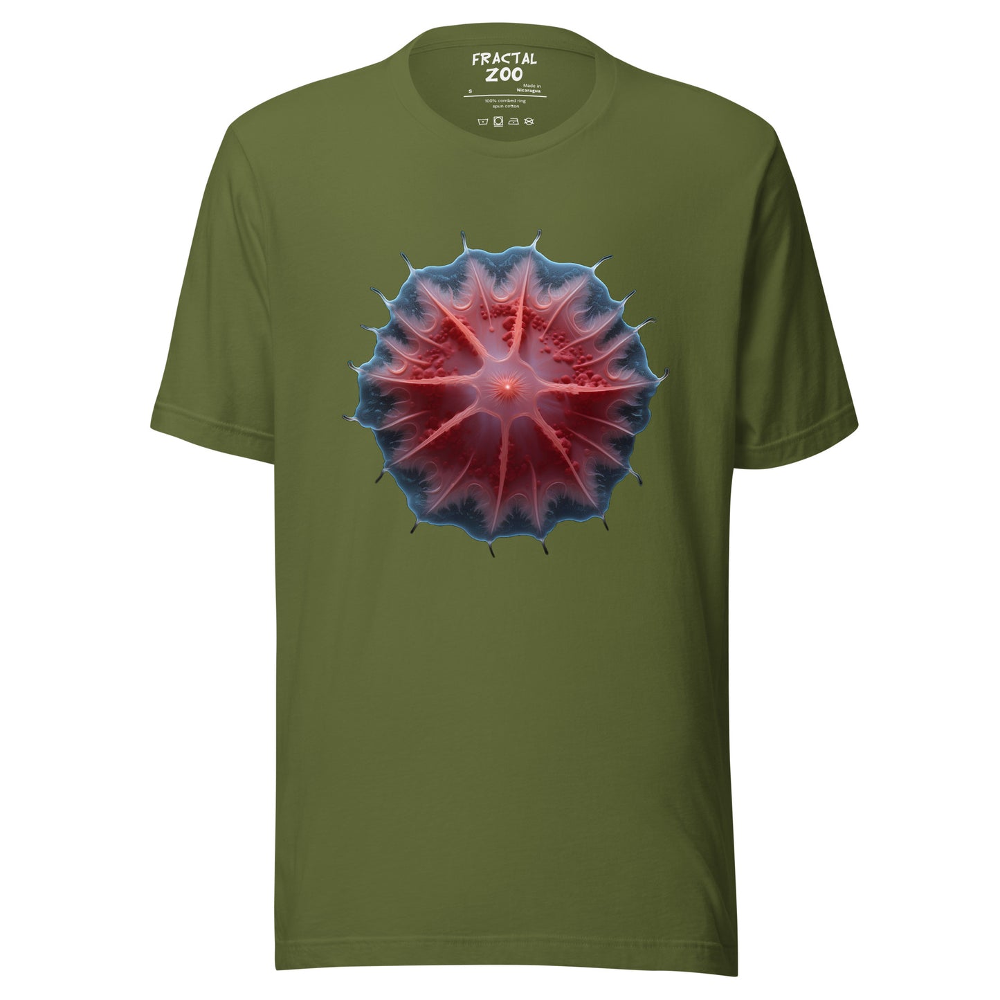 Fractal Enigma Dinoflagellate  Unisex T-Shirt | Explore Mesmerizing Art & Science Fusion