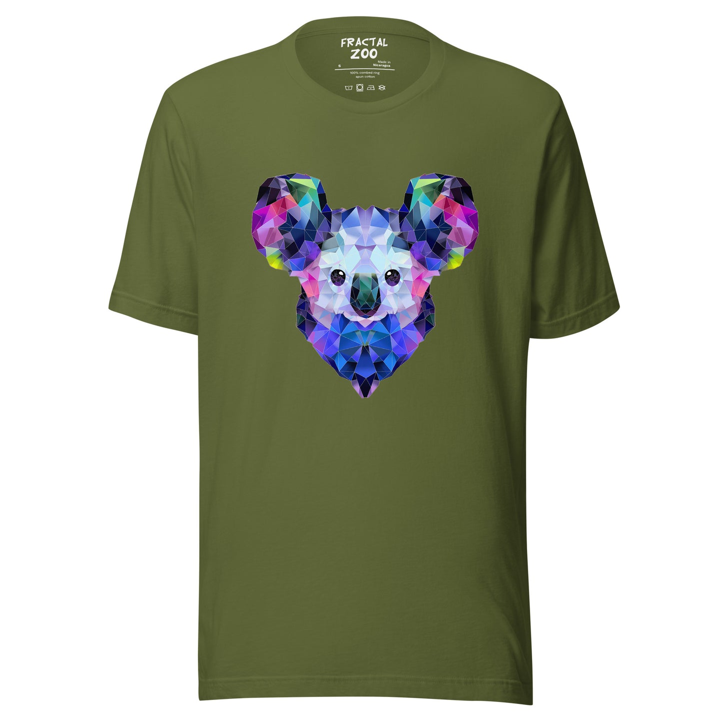 Fractal Koala Unisex t-shirt | Artistic Expression Meets Comfort