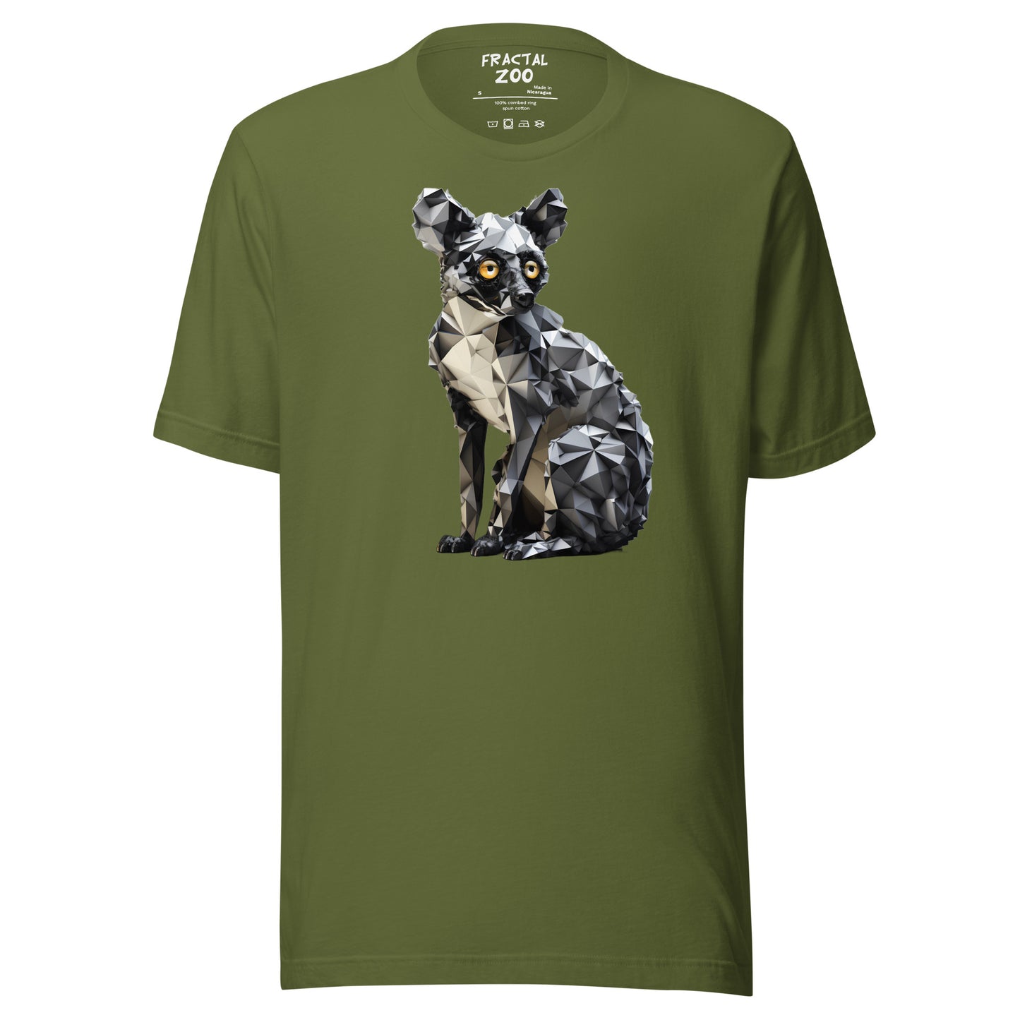 Make a Statement with Geometric Lemur T-Shirts | Eco-Friendly Fashion Choice