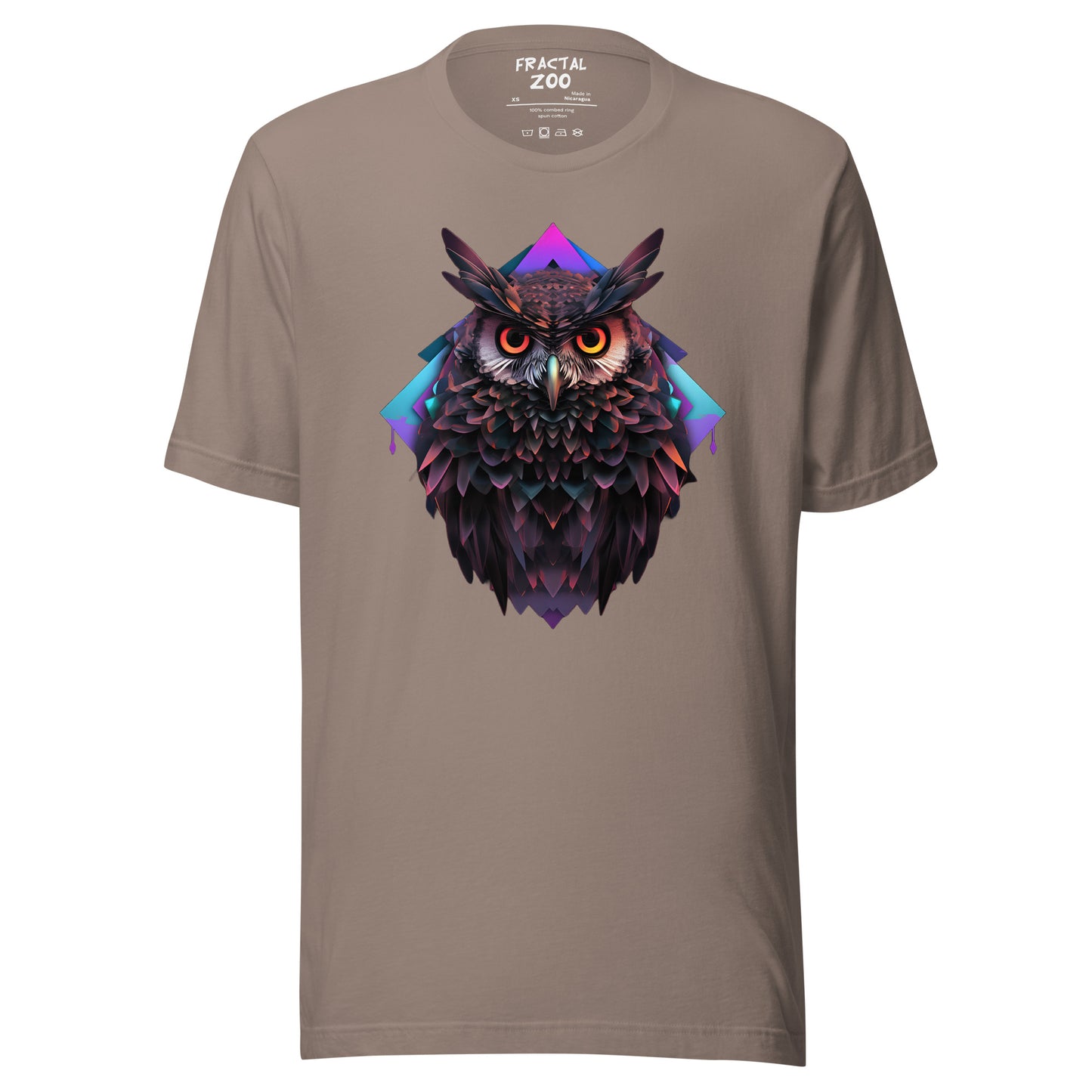 Geometric Owl Unisex t-shirt | A Blend of Artistry and Science in Fashion
