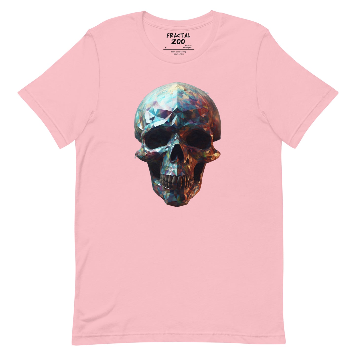 Express Your Individuality with Fractal Geometry Skull Unisex t-shirt