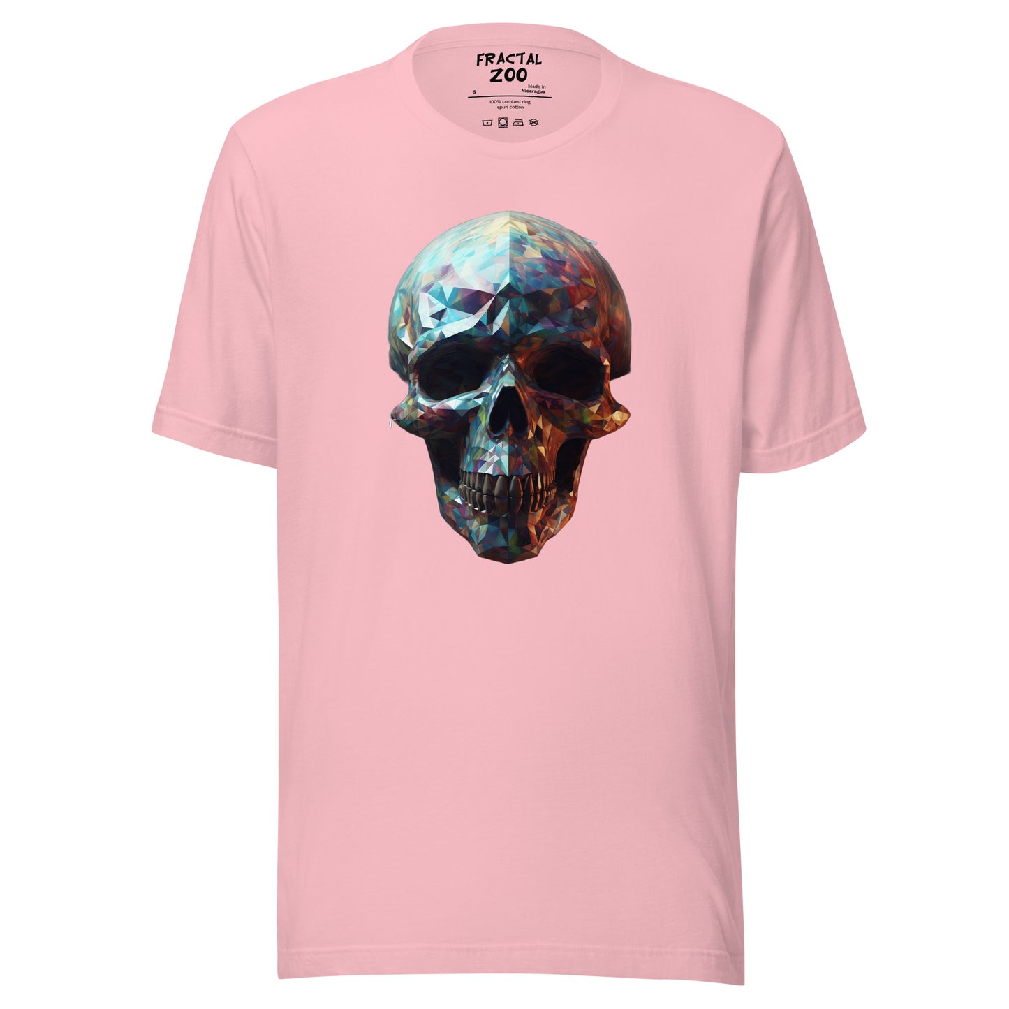 Express Your Individuality with Fractal Geometry Skull Unisex t-shirt