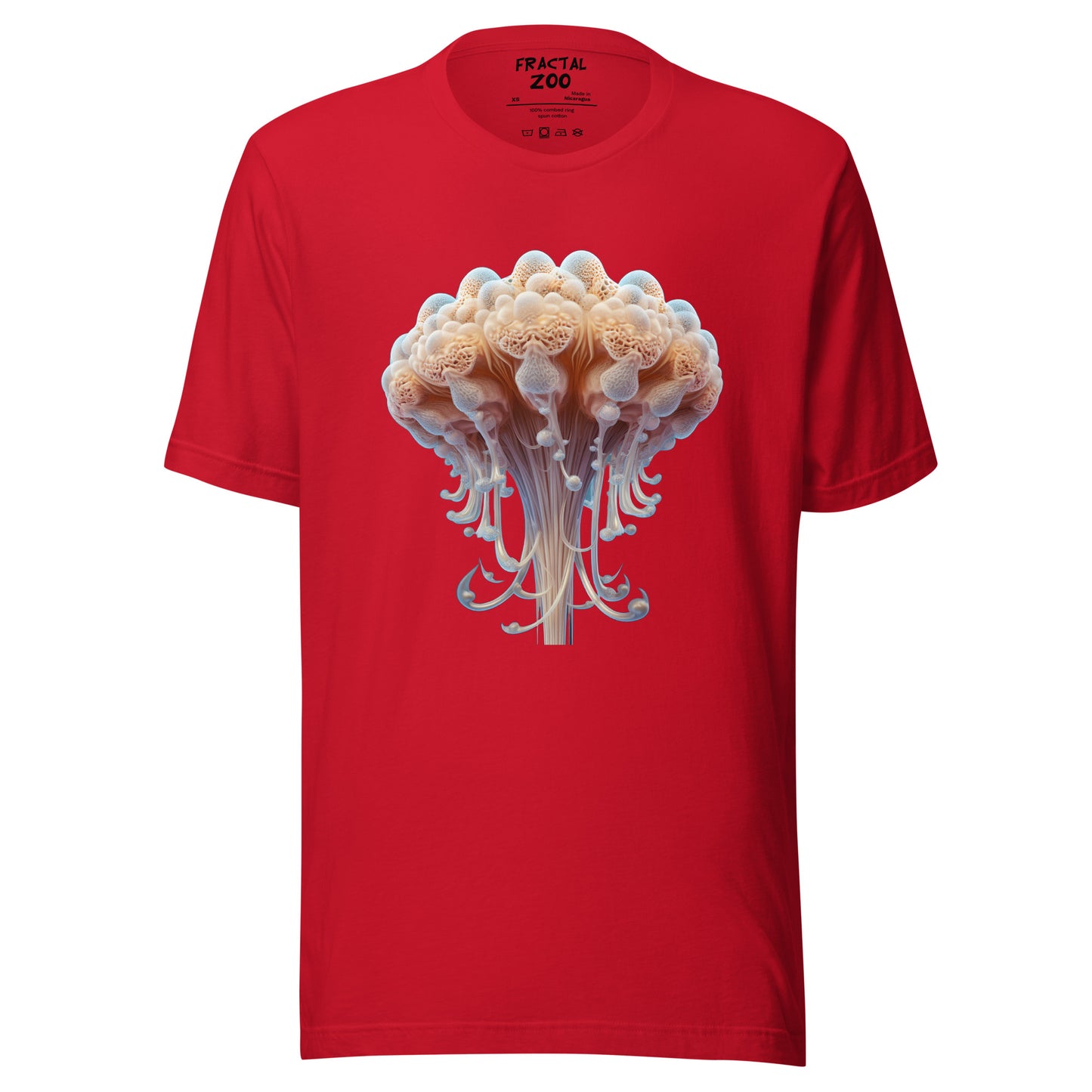 Fractal Marine Jellyfish Unisex T-Shirt | Dive into Oceanic Wonder