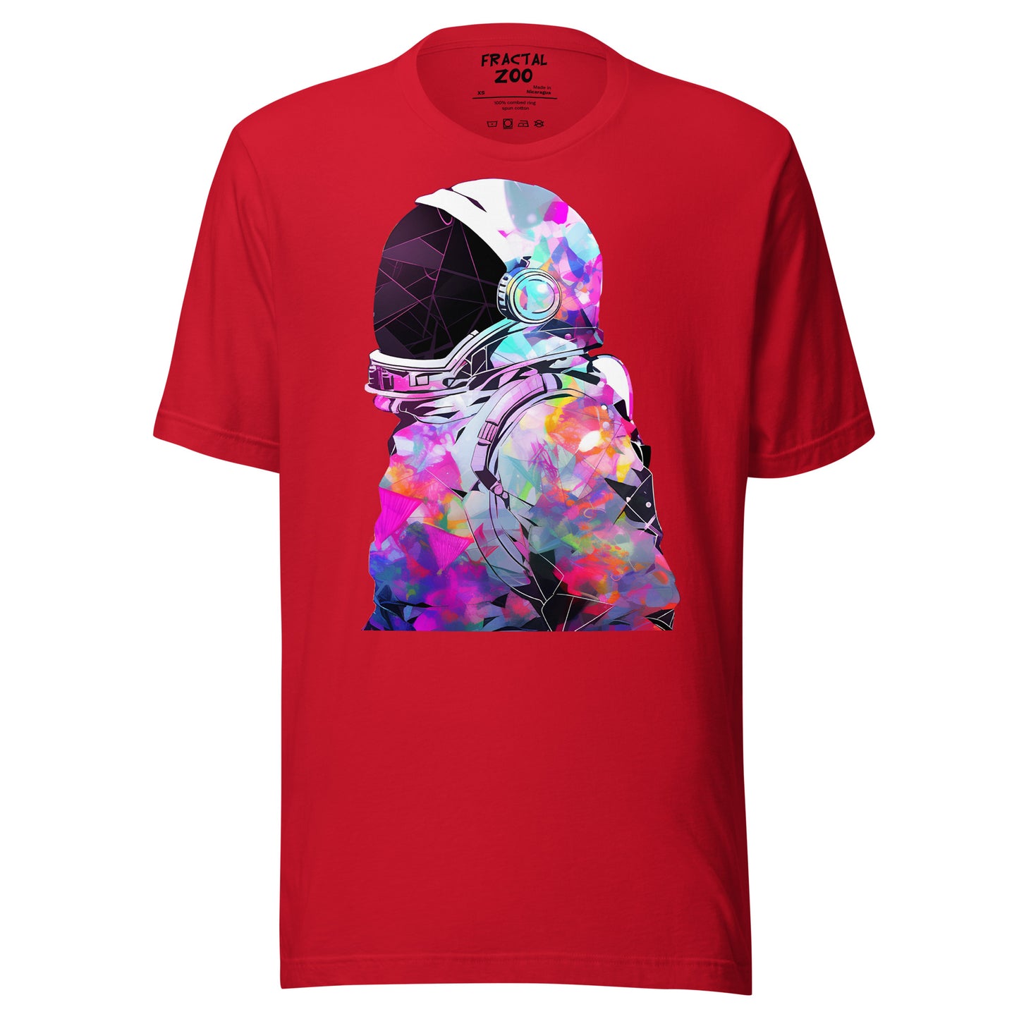 Unveil the Wonders of Space and Artistry with Fractalnaut Astronaut Unisex T-Shirt