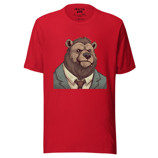 Discover Eco-Conscious Fashion with our 'Business Bear' Tee for Festivals