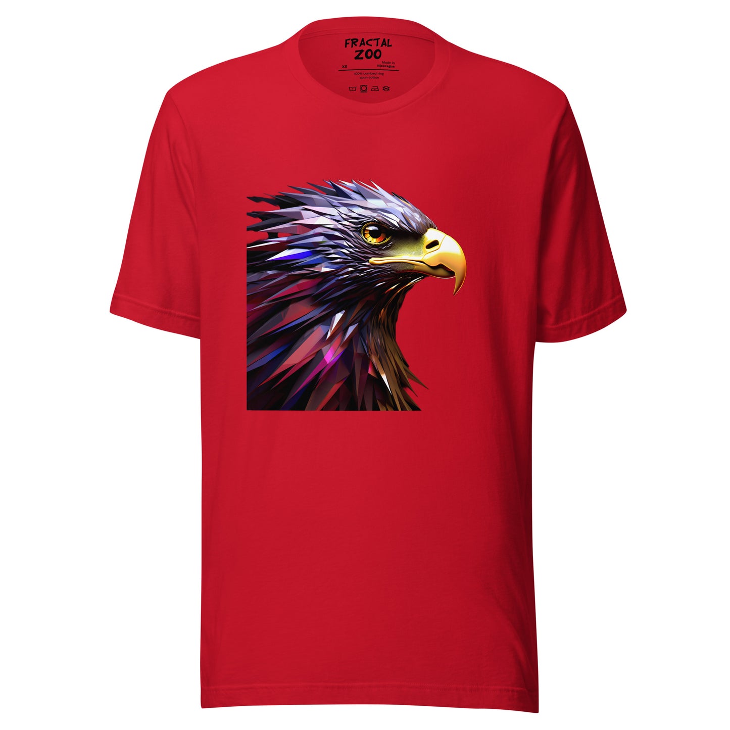 Geometric Fractal Eagle Unisex t-shirt | Art and Wildlife Lovers | Gift for Him