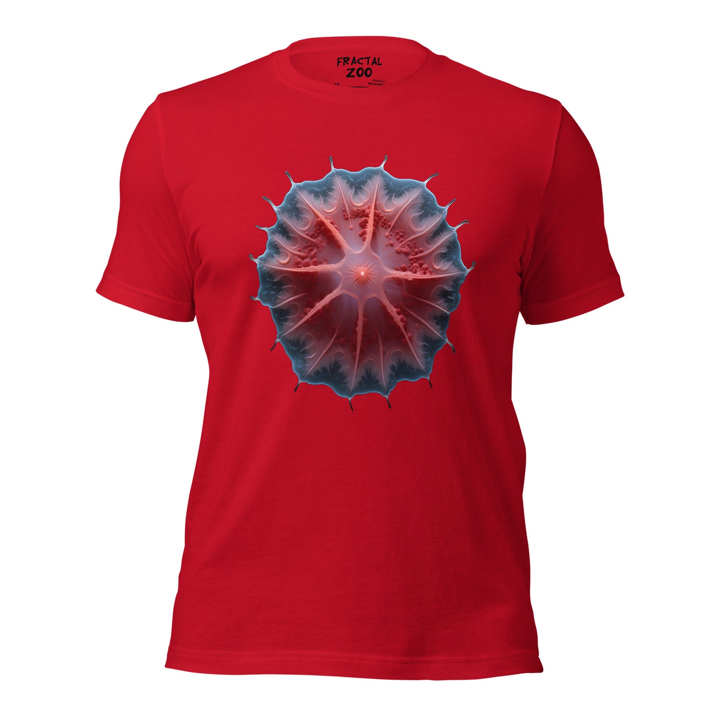 Fractal Enigma Dinoflagellate  Unisex T-Shirt | Explore Mesmerizing Art & Science Fusion