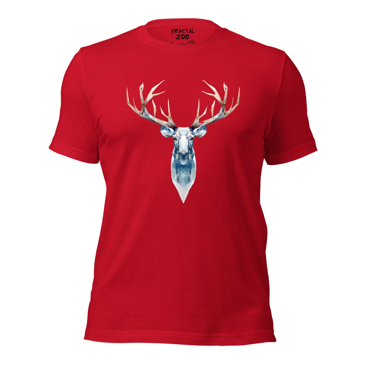 Moose Buck Fractal Unisex t-shirt | Express Your Love for Wildlife