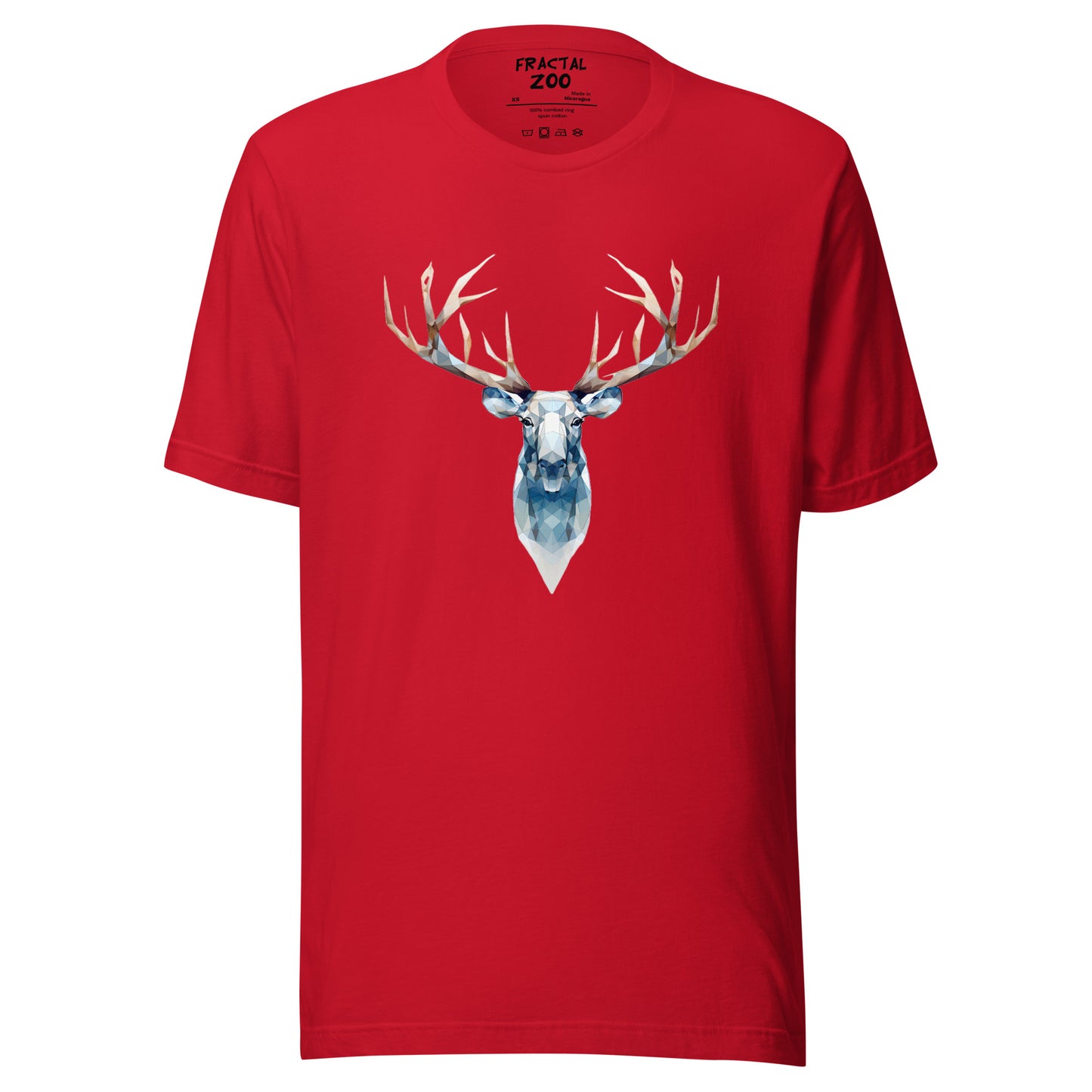 Moose Buck Fractal Unisex t-shirt | Express Your Love for Wildlife