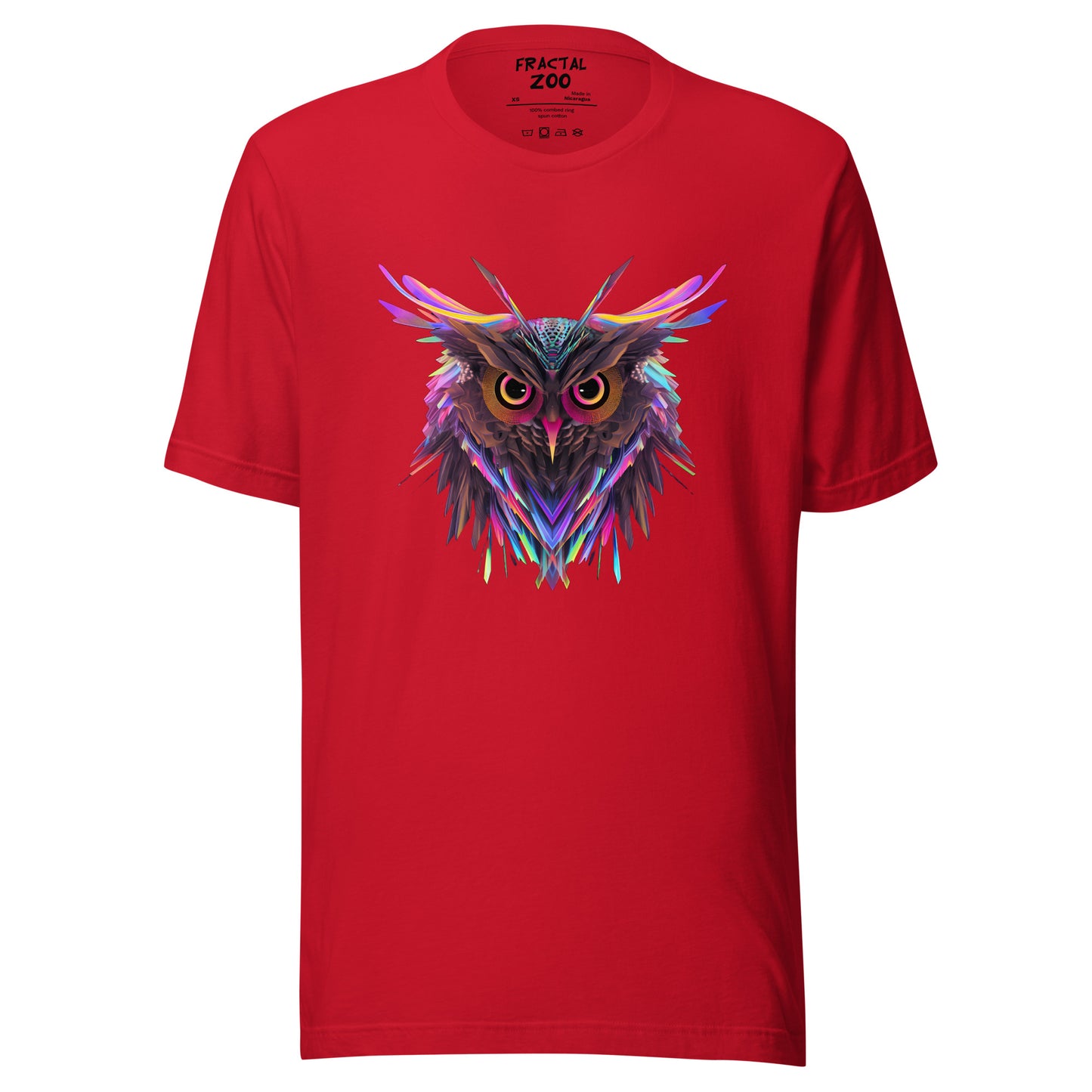 Psychedelic Owl Tee | Wearable Art for the Mind-Bending Experience