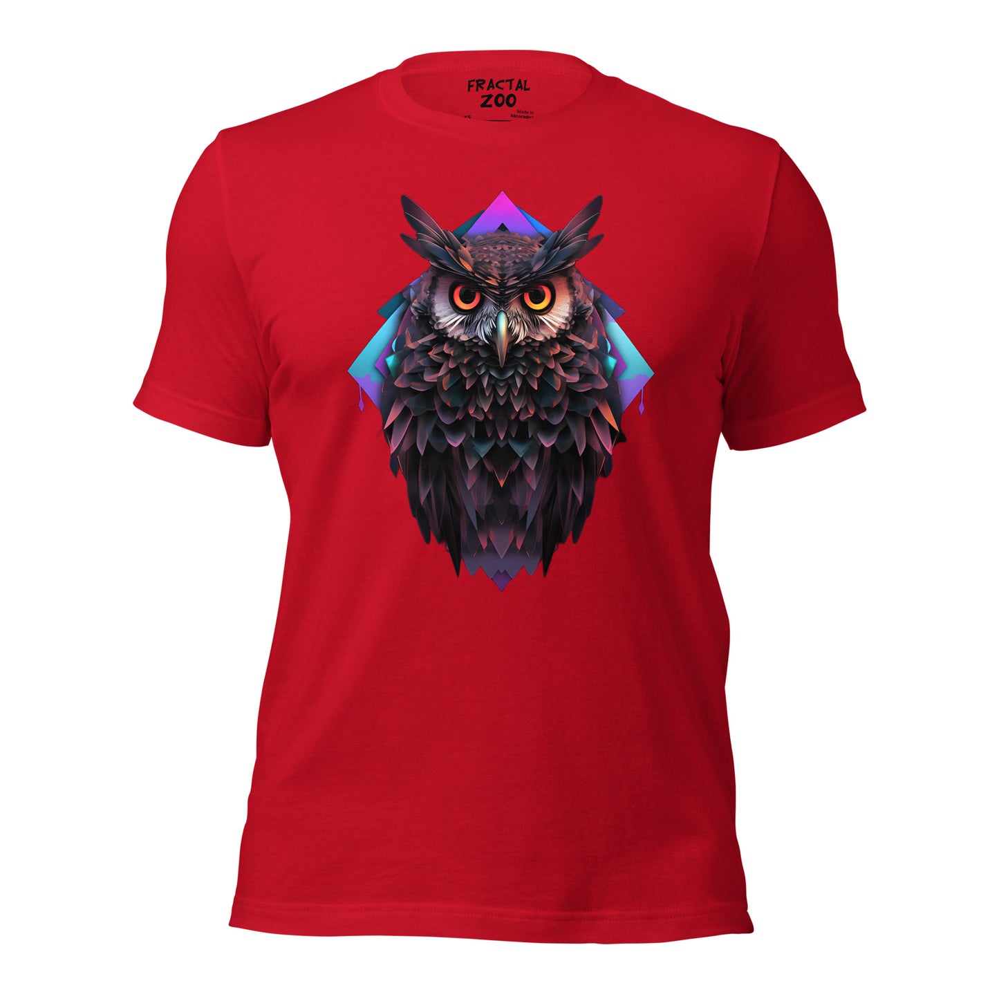 Geometric Owl Unisex t-shirt | A Blend of Artistry and Science in Fashion