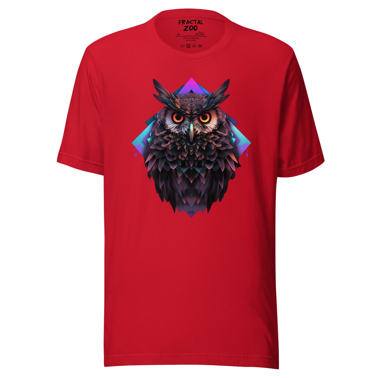 Geometric Owl Unisex t-shirt | A Blend of Artistry and Science in Fashion