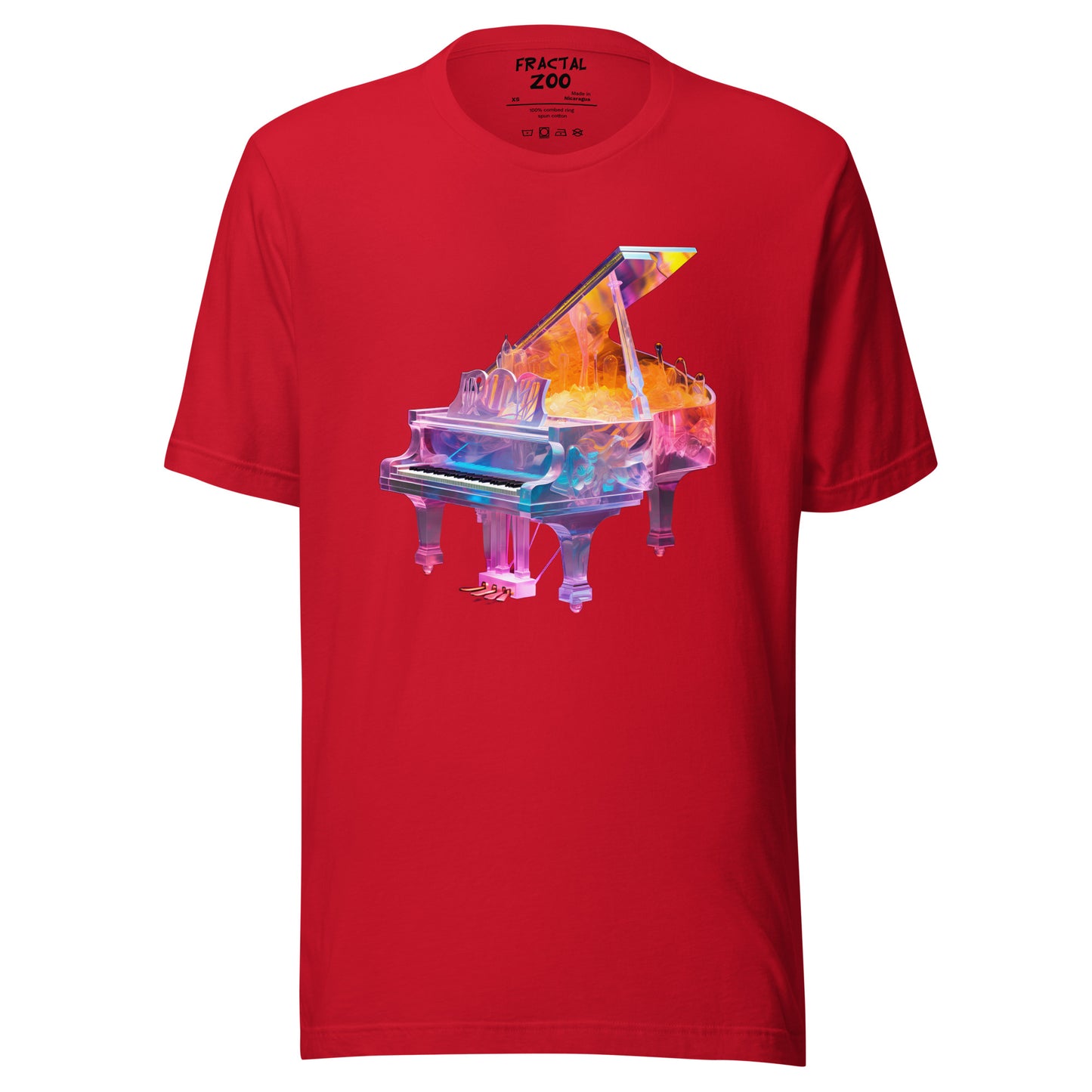 Majestic Harmonics Unisex t-shirt | Where Art and Musical Harmony Meet in Eco-Friendly Fashion