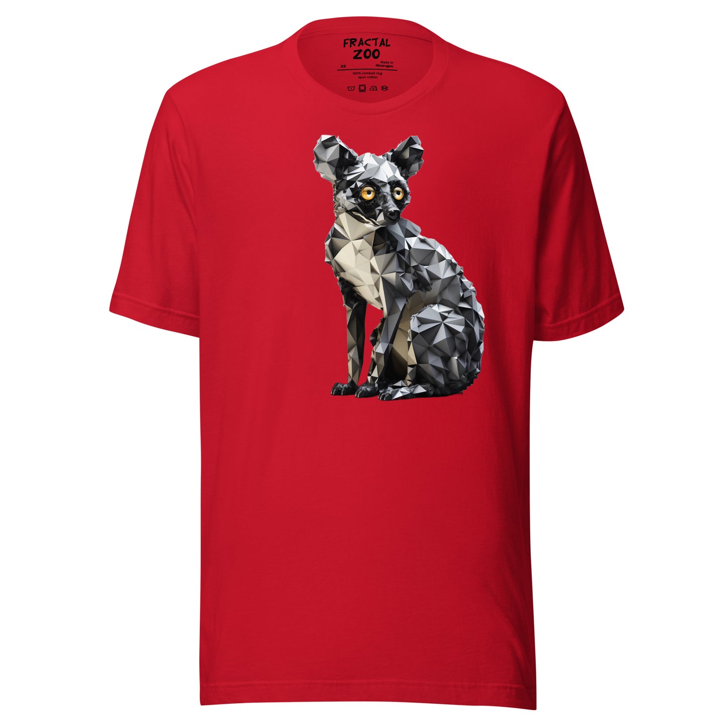 Make a Statement with Geometric Lemur T-Shirts | Eco-Friendly Fashion Choice