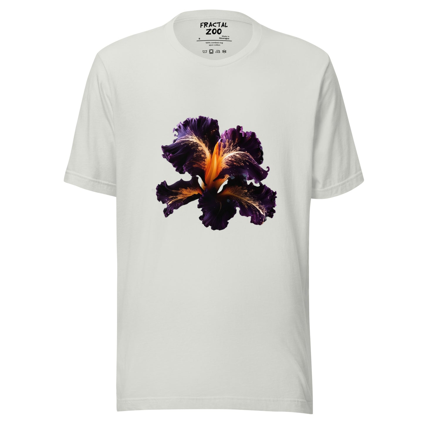 Iridescent Iris t-shirt | The Epitome of Eco-Conscious Elegance