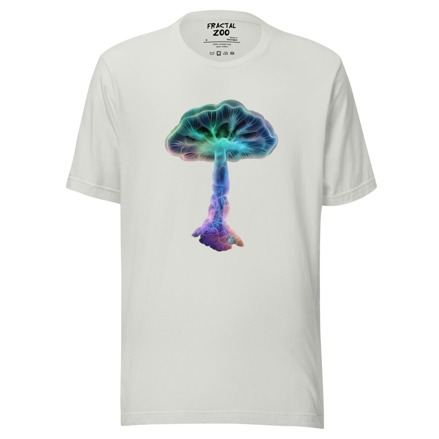 Glowing Fungi t-shirt | Eco-Conscious Fashion with Magical Mushrooms