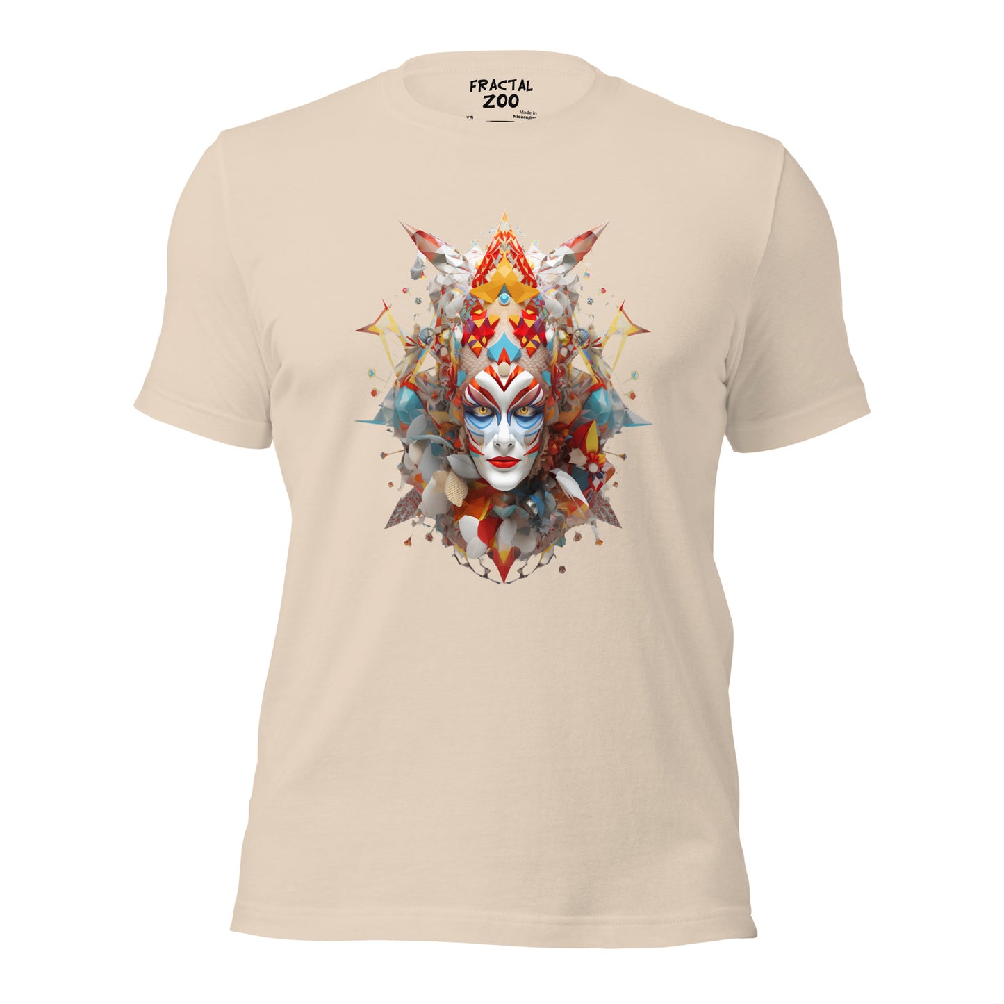 Radiate Festival Vibes with Psychedelic Carnival Unisex Tee | Carnival Art