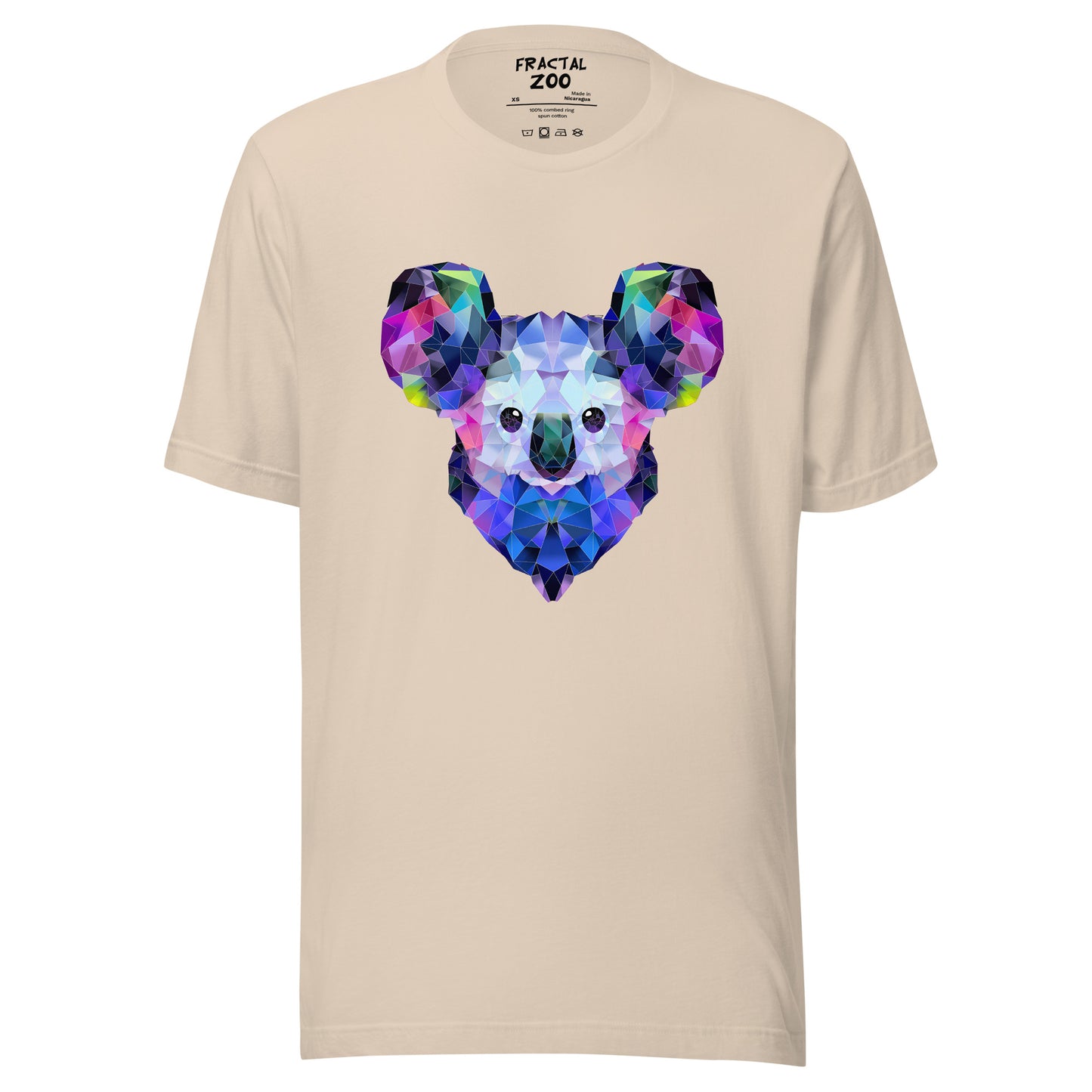 Fractal Koala Unisex t-shirt | Artistic Expression Meets Comfort