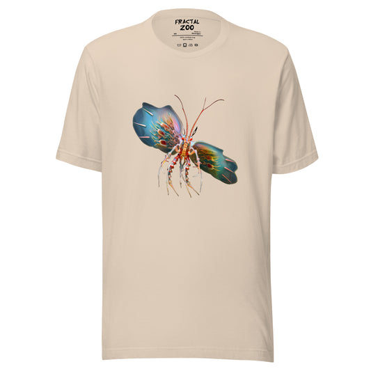 Fly into the Surreal with the Flying Fractal Mantis T-Shirt where Art meets Nature