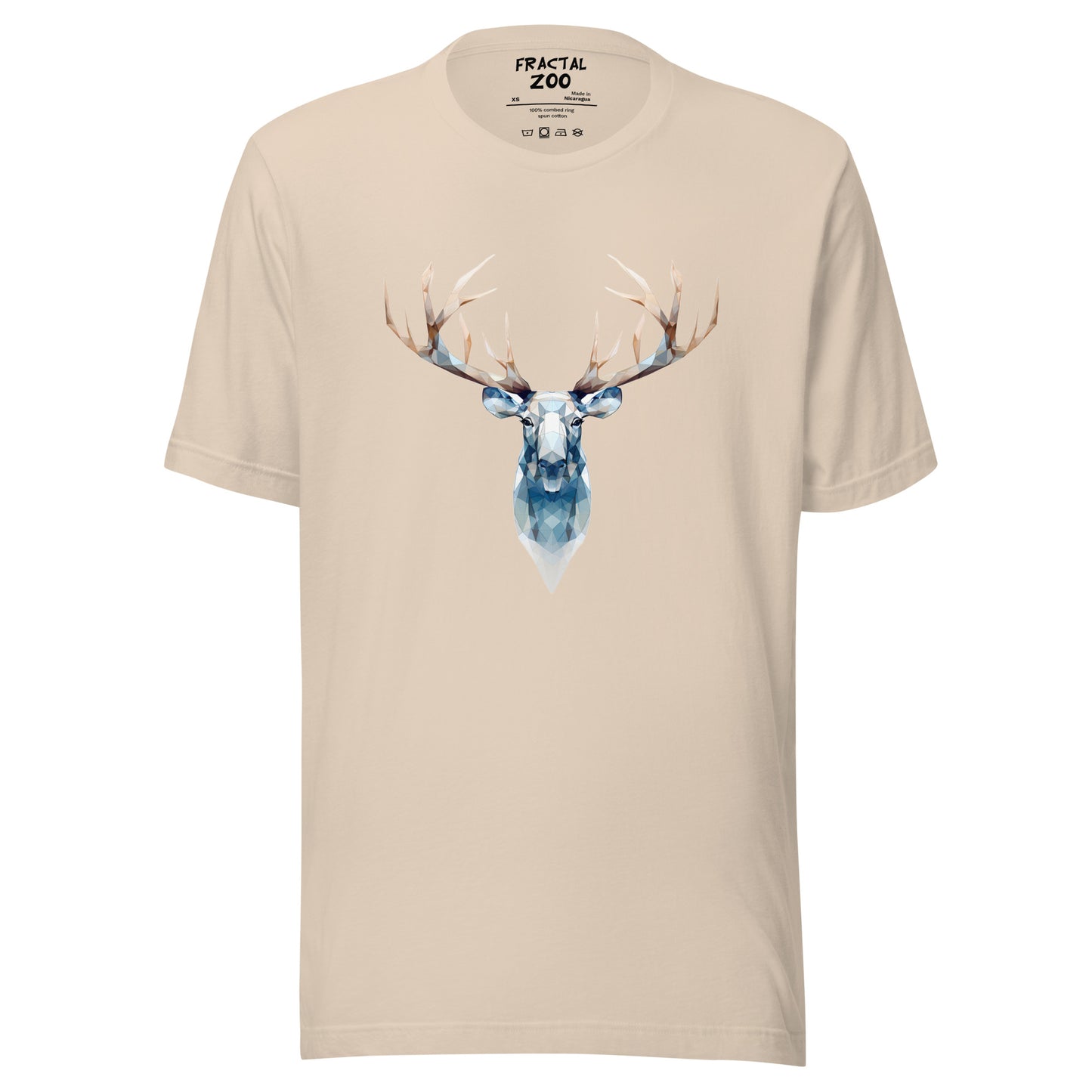 Moose Buck Fractal Unisex t-shirt | Express Your Love for Wildlife