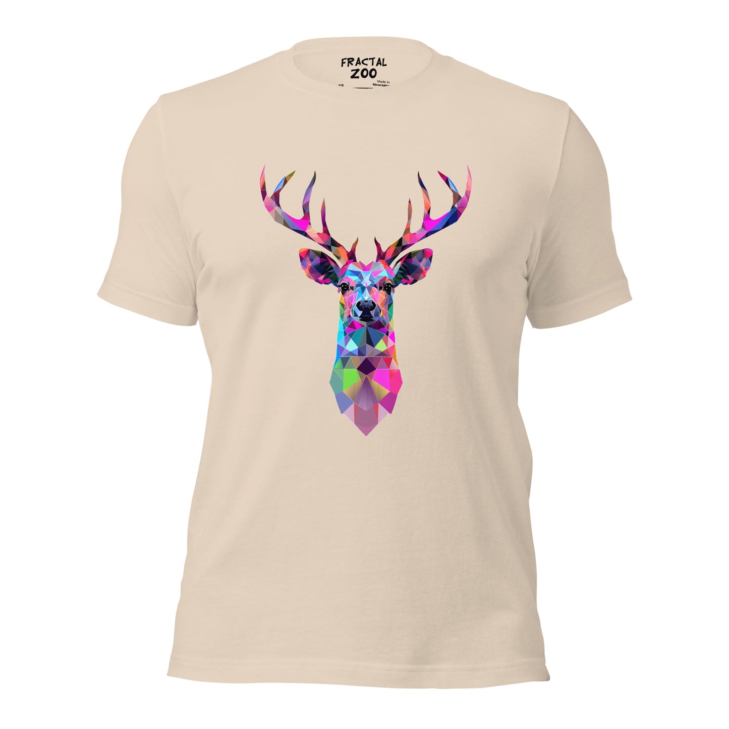 Eco-Friendly Fractal Buck T-Shirts | Nature-Inspired Fashion from Fractal Zoo