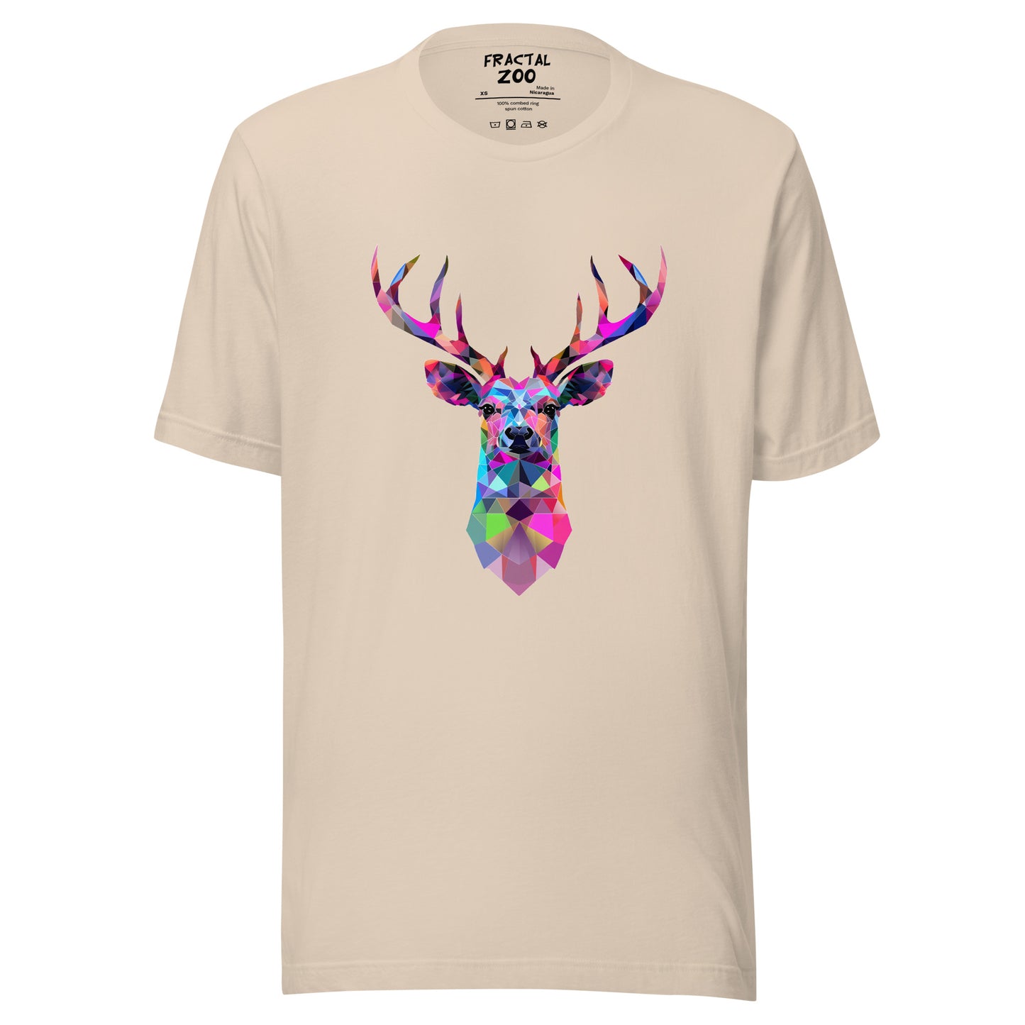 Eco-Friendly Fractal Buck T-Shirts | Nature-Inspired Fashion from Fractal Zoo