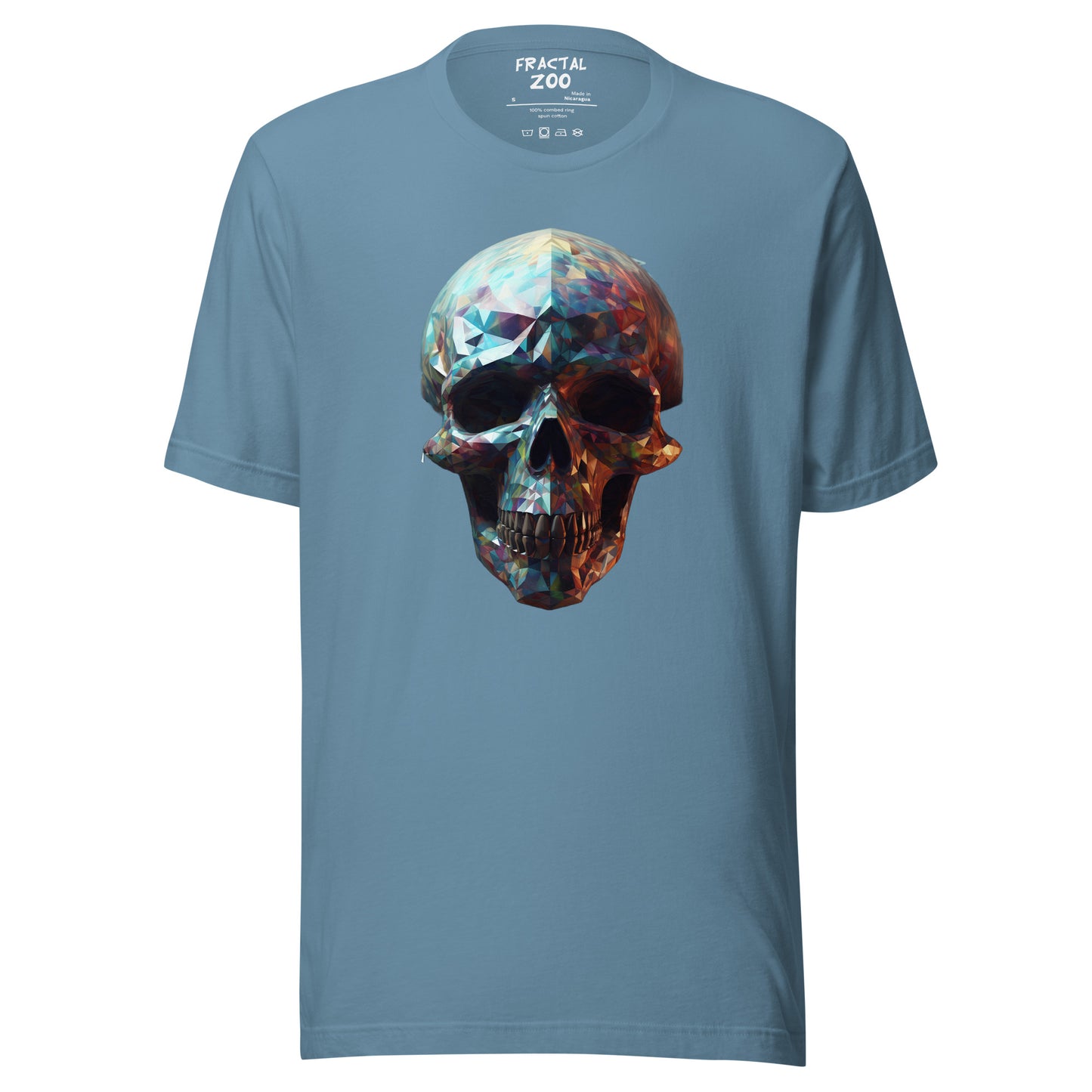 Express Your Individuality with Fractal Geometry Skull Unisex t-shirt