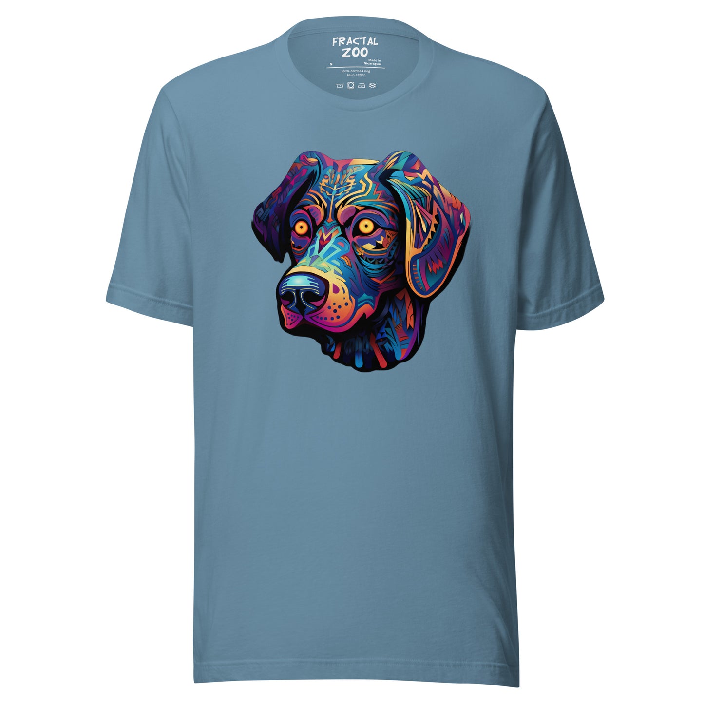 Psychedelic Pooch - Trippy Canine T-Shirt for Party Enthusiasts