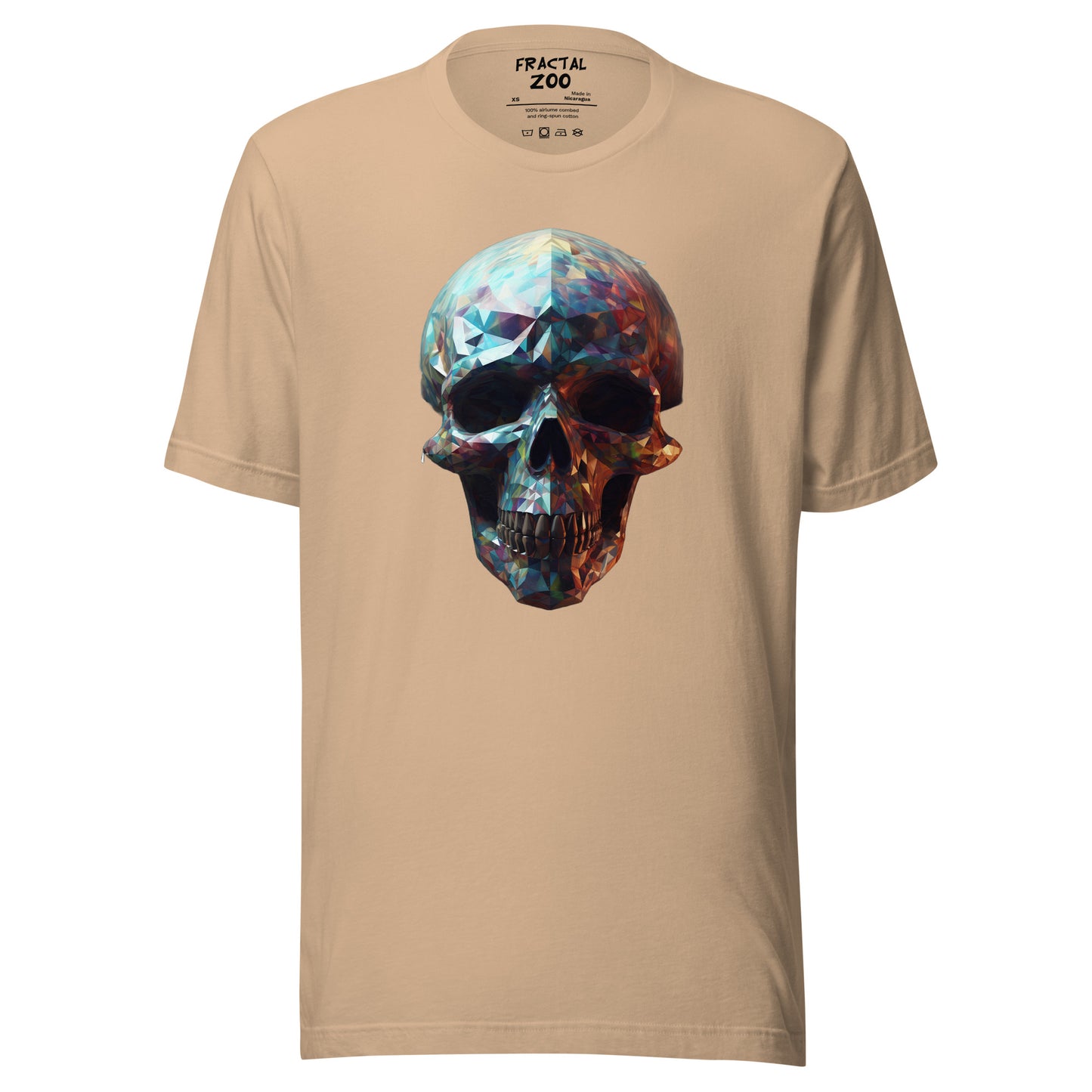 Express Your Individuality with Fractal Geometry Skull Unisex t-shirt