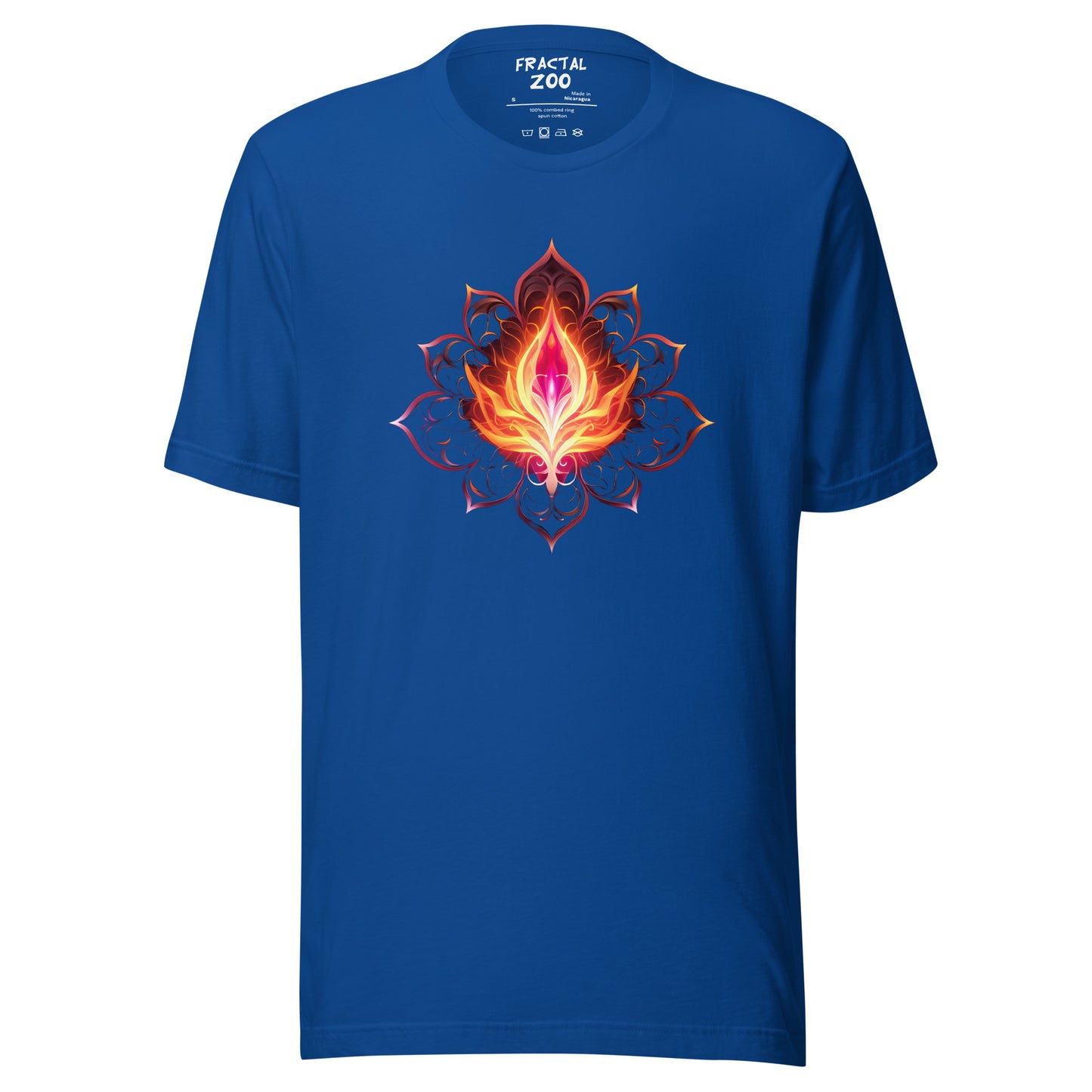 Cosmic Bloom - Ethereal Space-Inspired Floral T-Shirt for Festivals