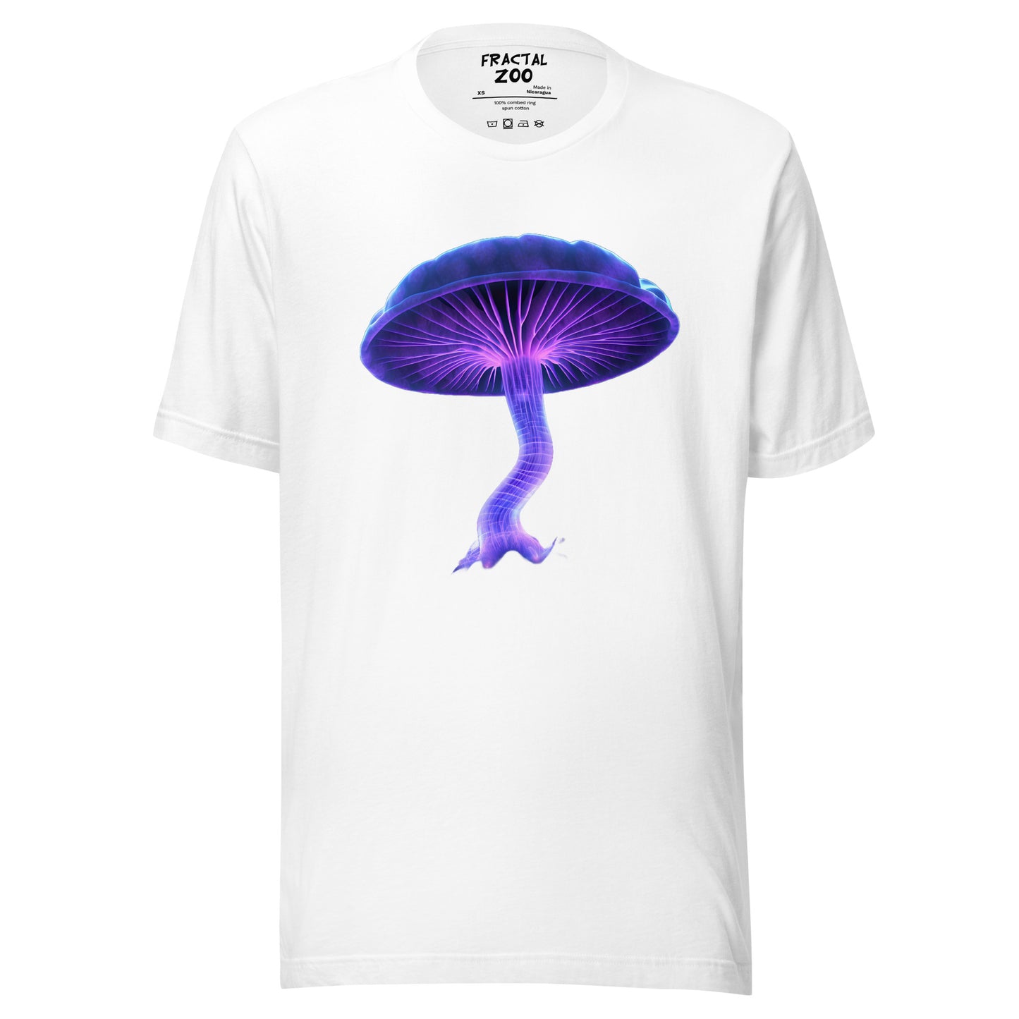 Embrace Radiant Inspiration with the Glowing Fungal Marvel T-Shirt