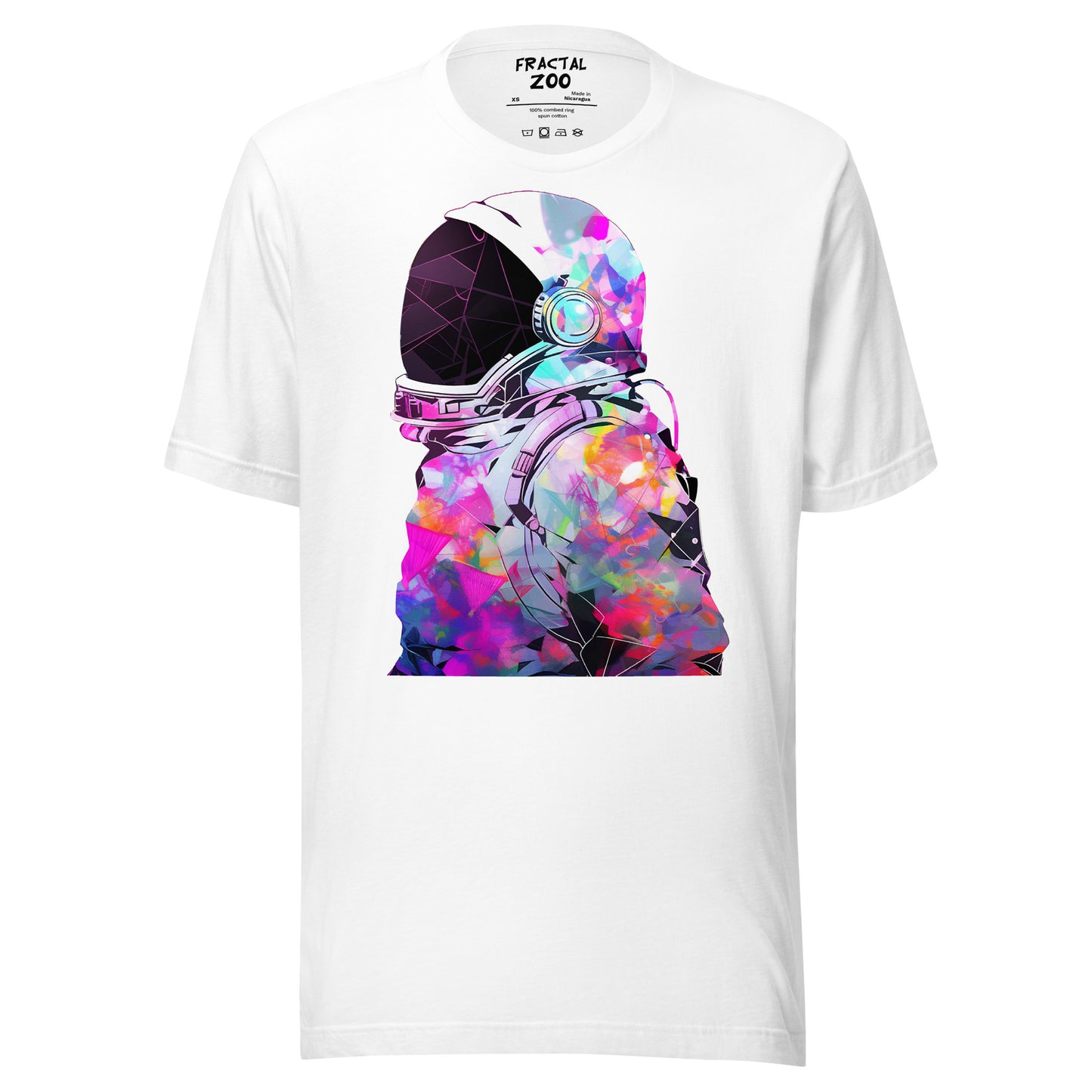 Unveil the Wonders of Space and Artistry with Fractalnaut Astronaut Unisex T-Shirt