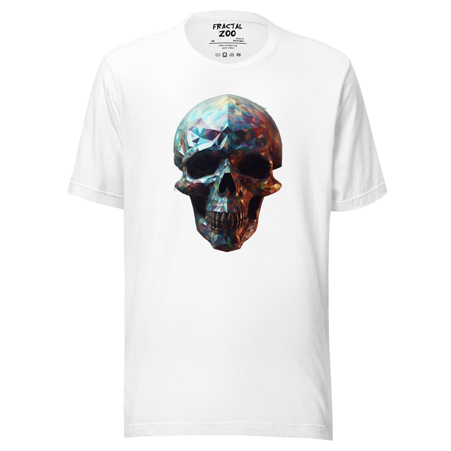 Express Your Individuality with Fractal Geometry Skull Unisex t-shirt