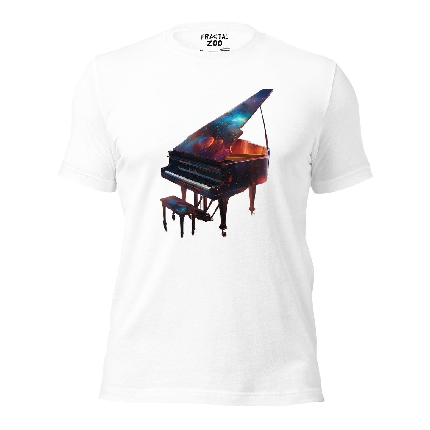 Psychedelic Piano Unisex T-shirt | Wear a piece of musical art