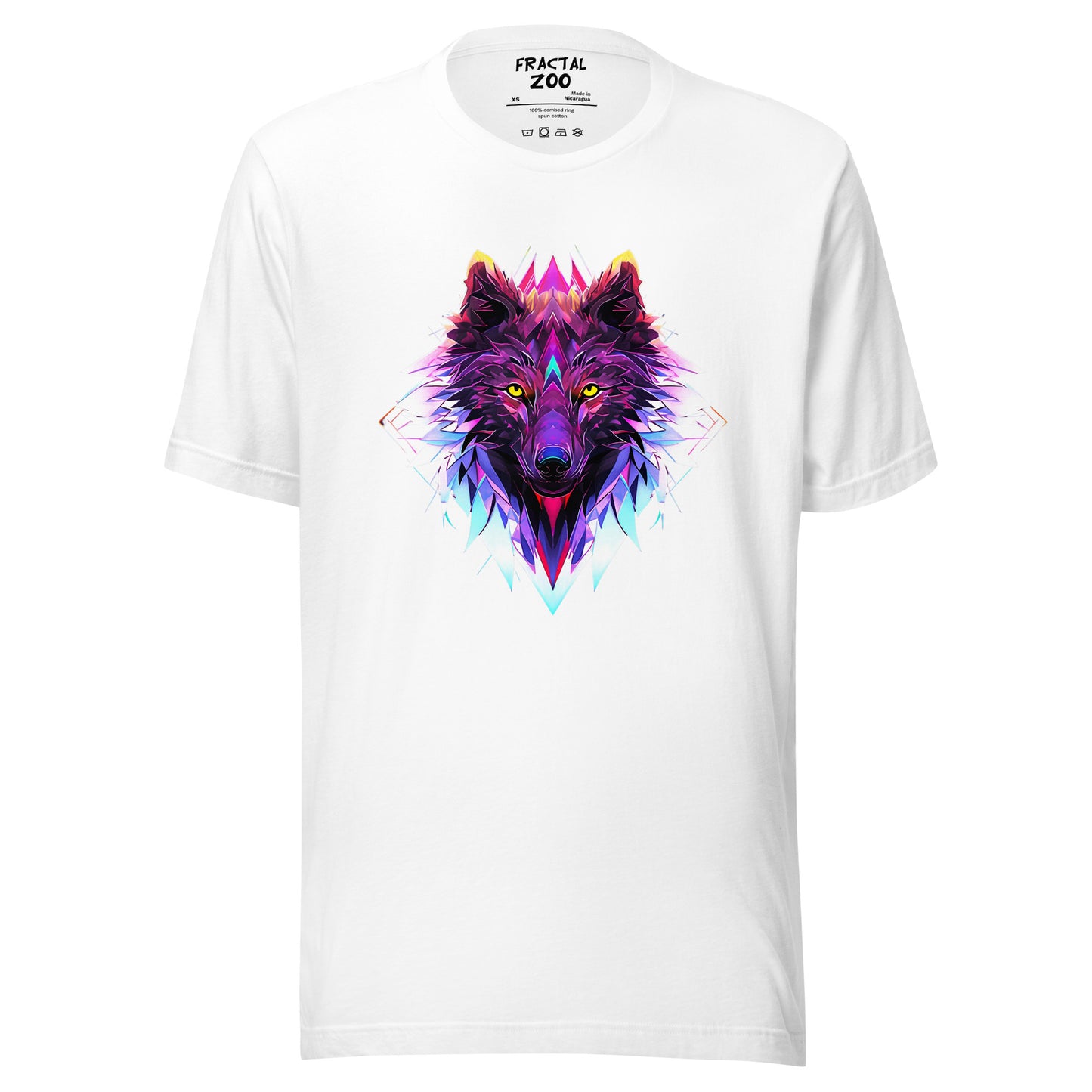 Echo Wolf T-Shirt | Unleash Your Inner Wild Spirit with Fractal Elegance