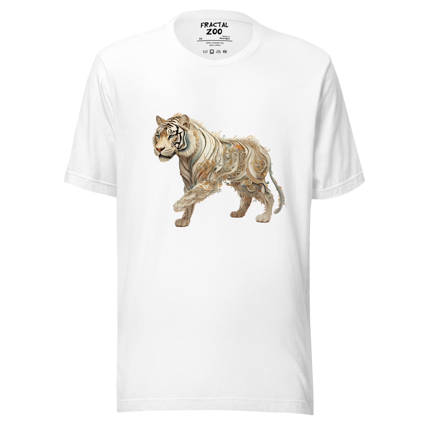 Tiger Techscape Tee | A Fusion of Elegance and Fierceness