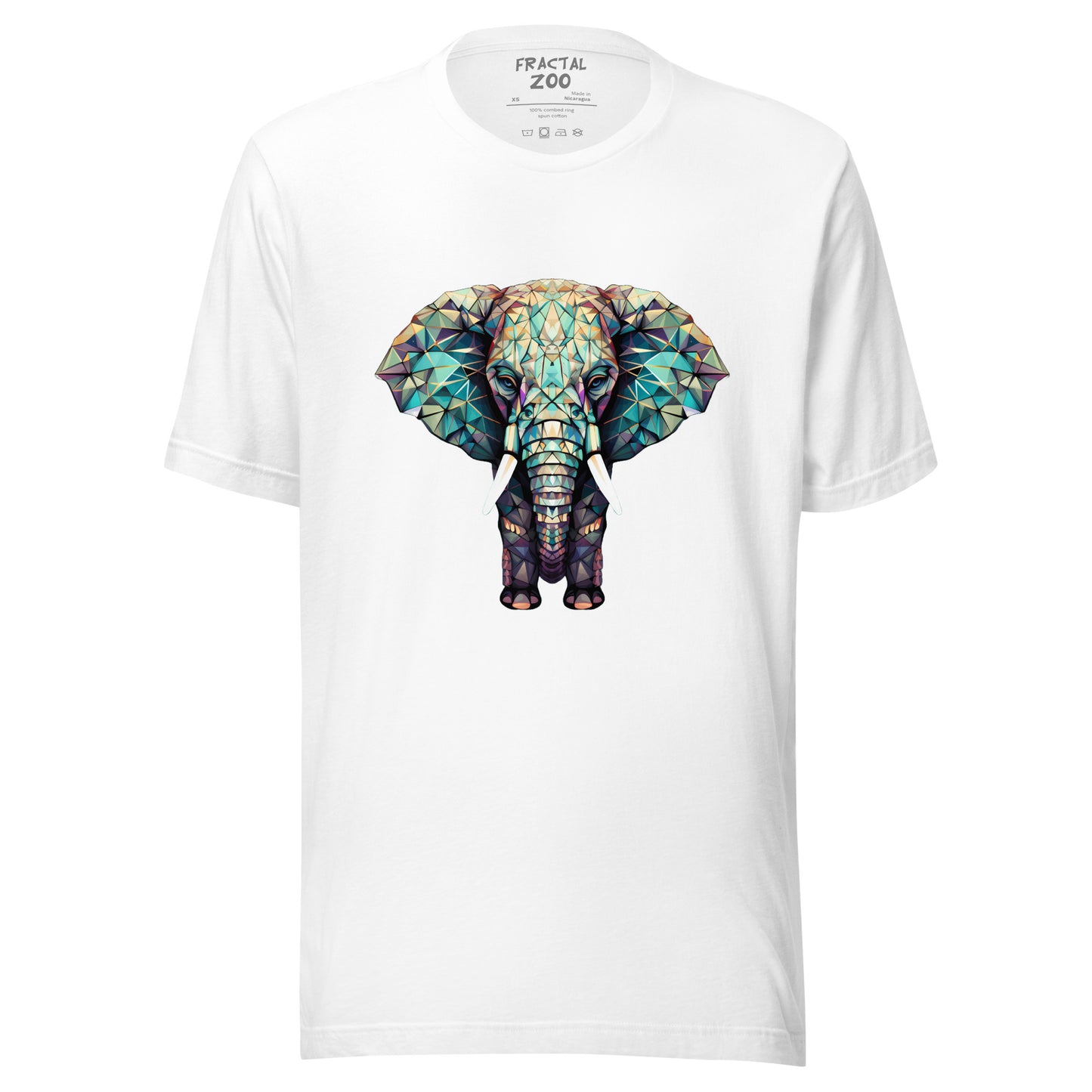 Unique Fractal Pachyderm Tee | Wear Art, Support Sustainability