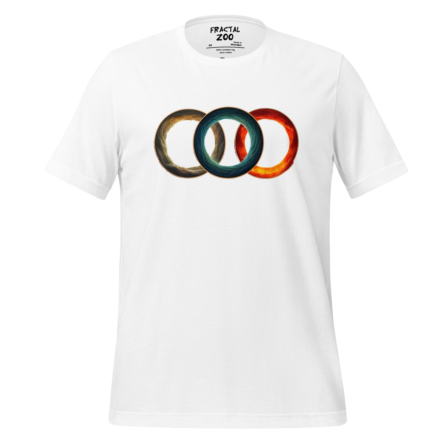 Elemental Rings T-Shirt | Make a Statement with Elemental Fusion