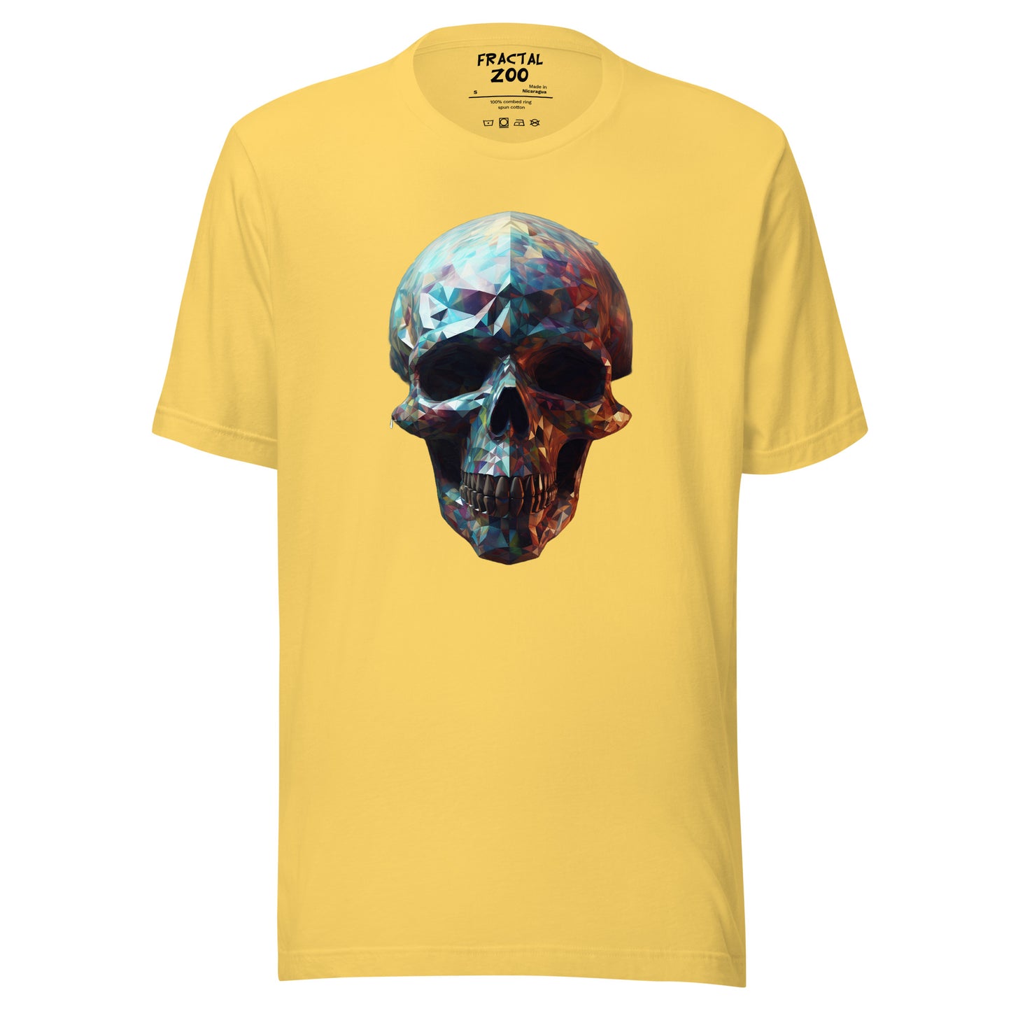 Express Your Individuality with Fractal Geometry Skull Unisex t-shirt