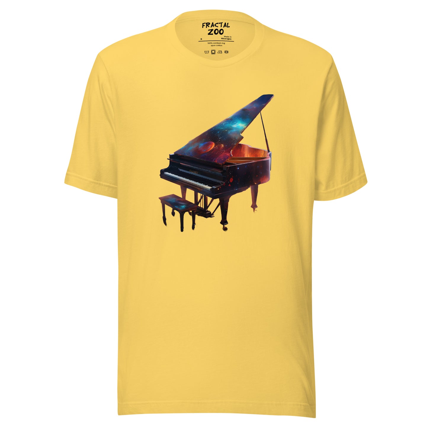 Psychedelic Piano Unisex T-shirt | Wear a piece of musical art