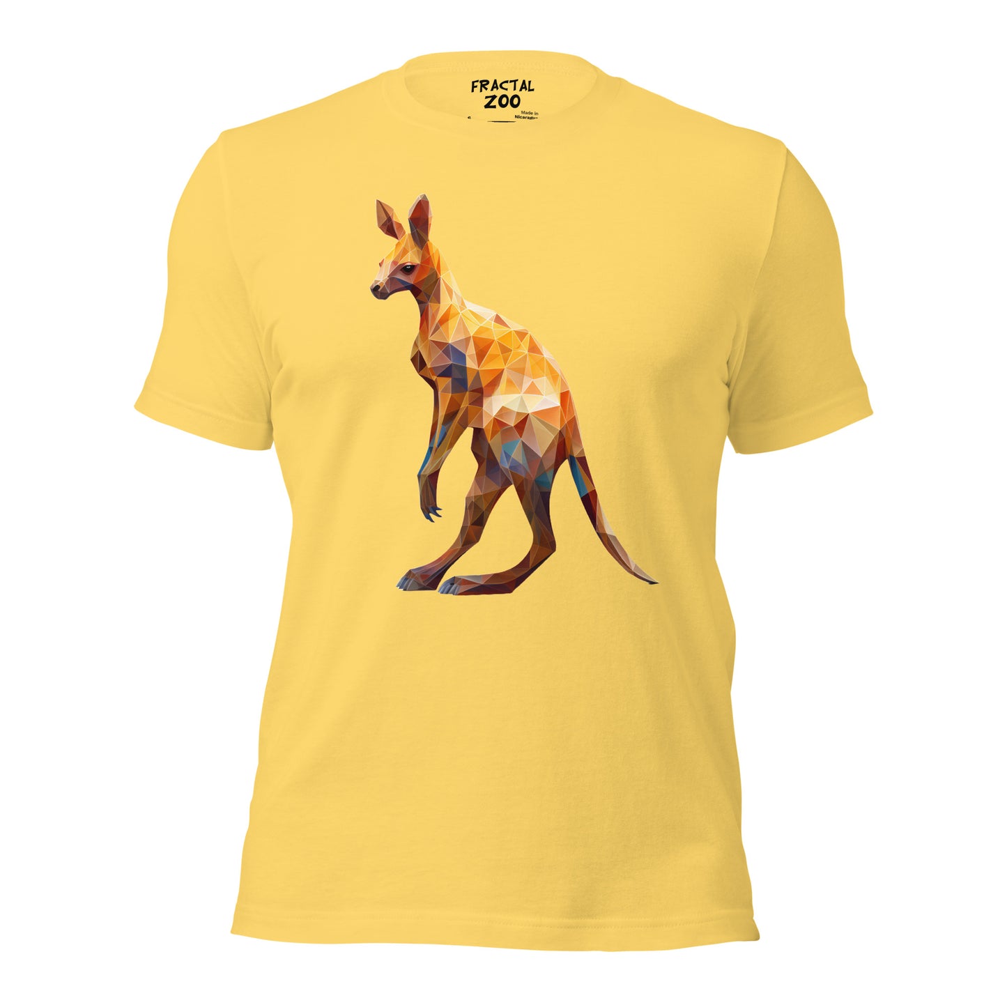 Elevate Your Style with Fractal Kangaroo Serenity t-shirt | A Tribute to Nature's Grace