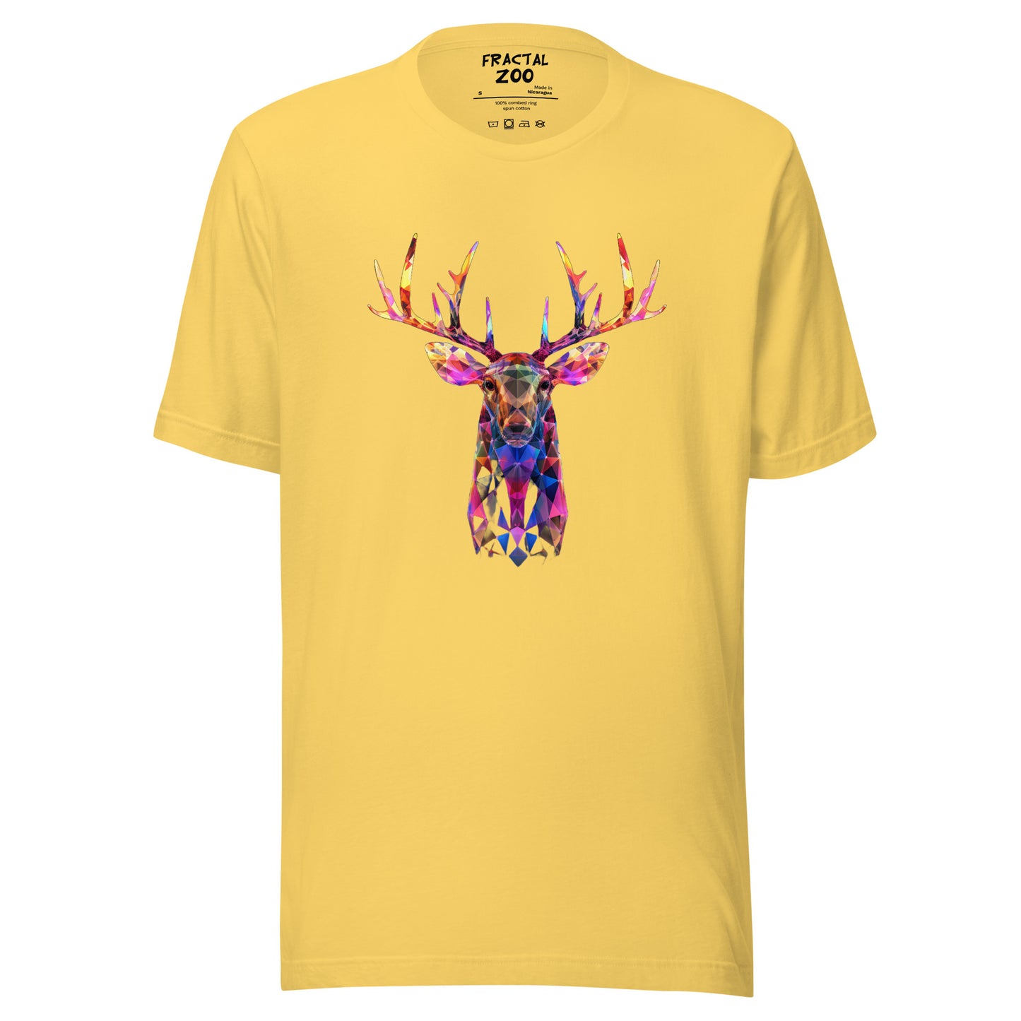 Fractal Deer Buck Unisex t-shirt | Unveil the Fusion of Nature